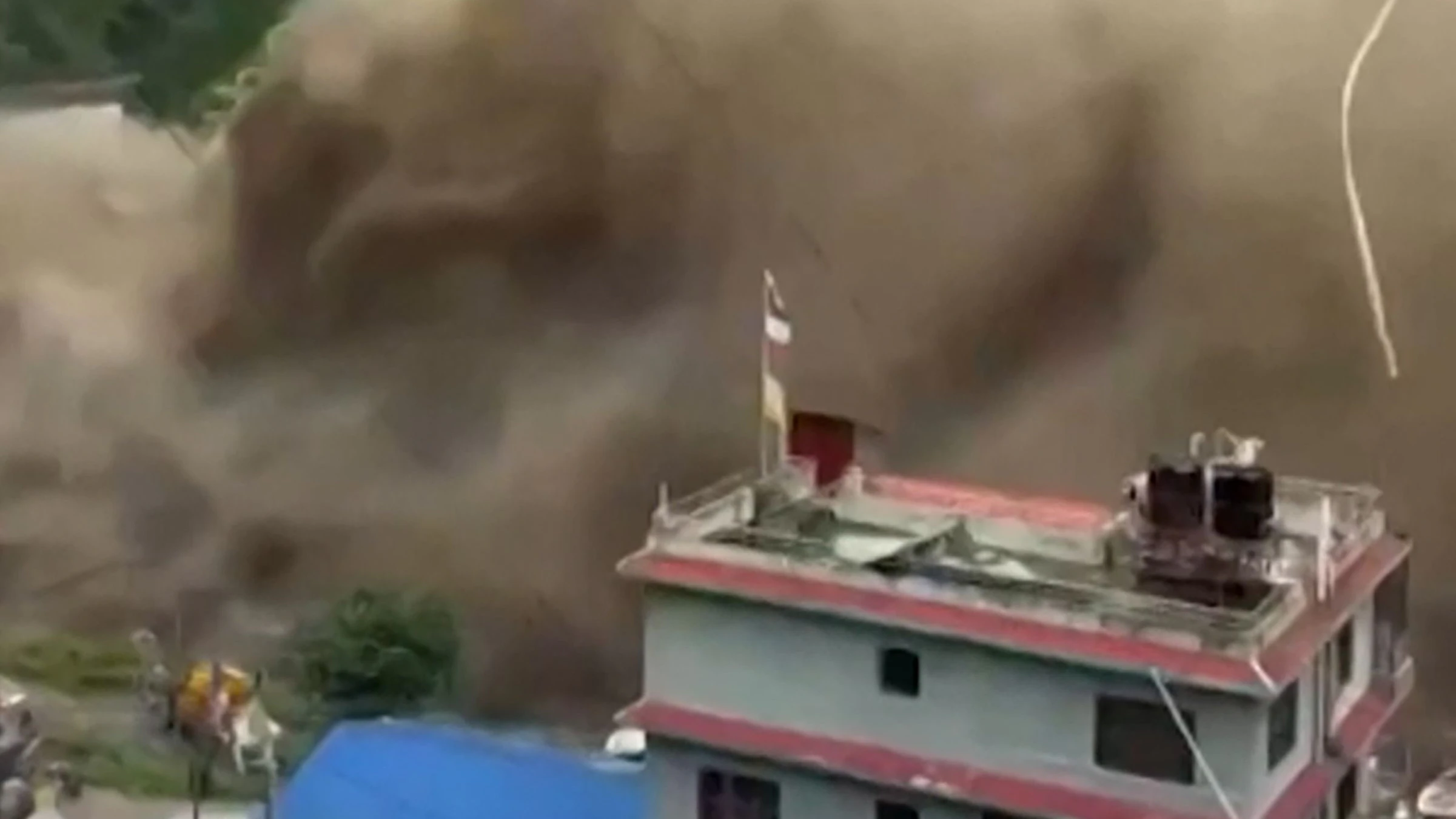 Sturzflut in Nepal