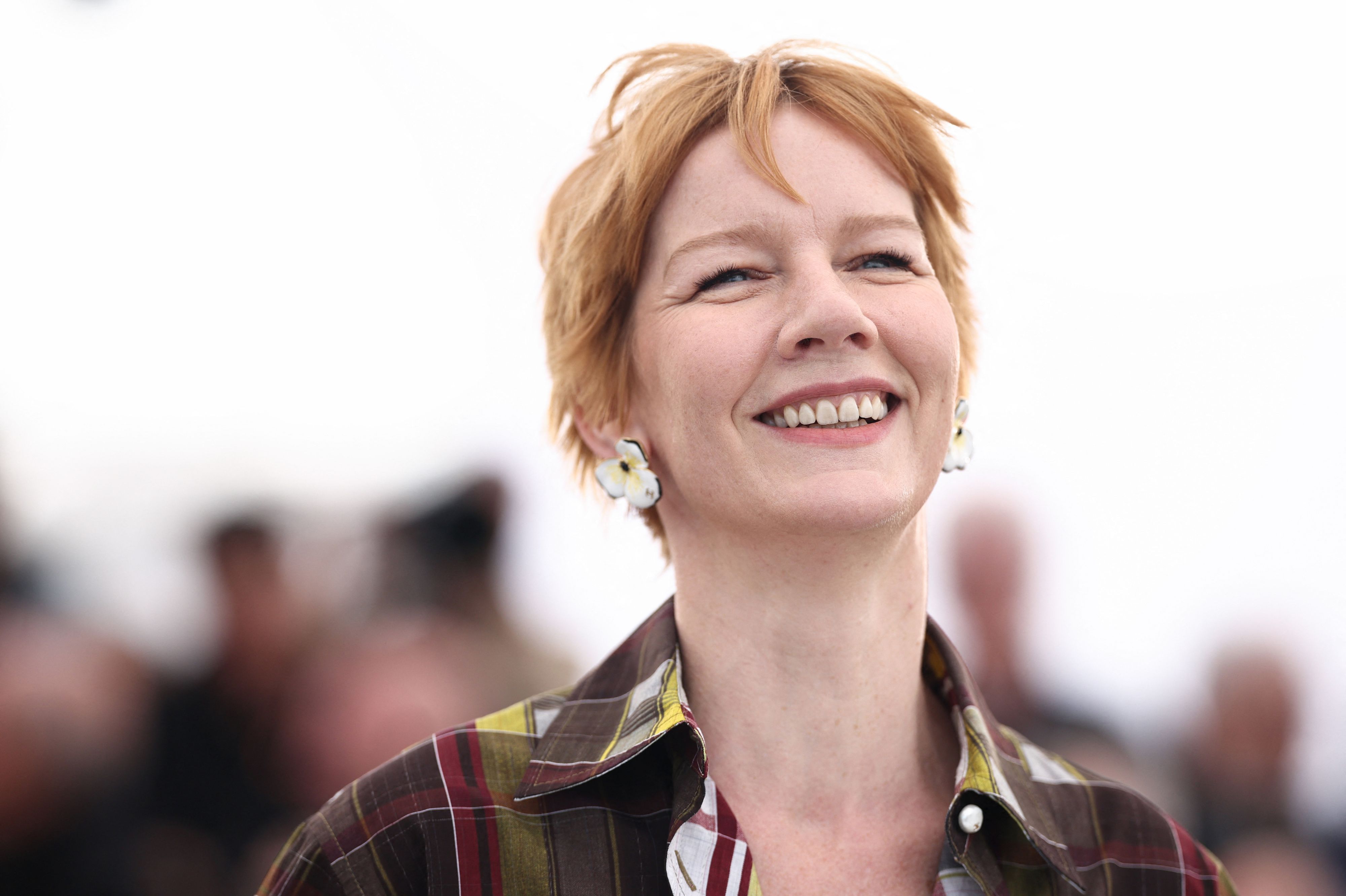 Darstellerin Sandra Hüller posiert beim Fototermin für den Film „Fatherland“, der bei den 79. Internationalen Filmfestspielen von Cannes im Wettbewerb gezeigt wird.