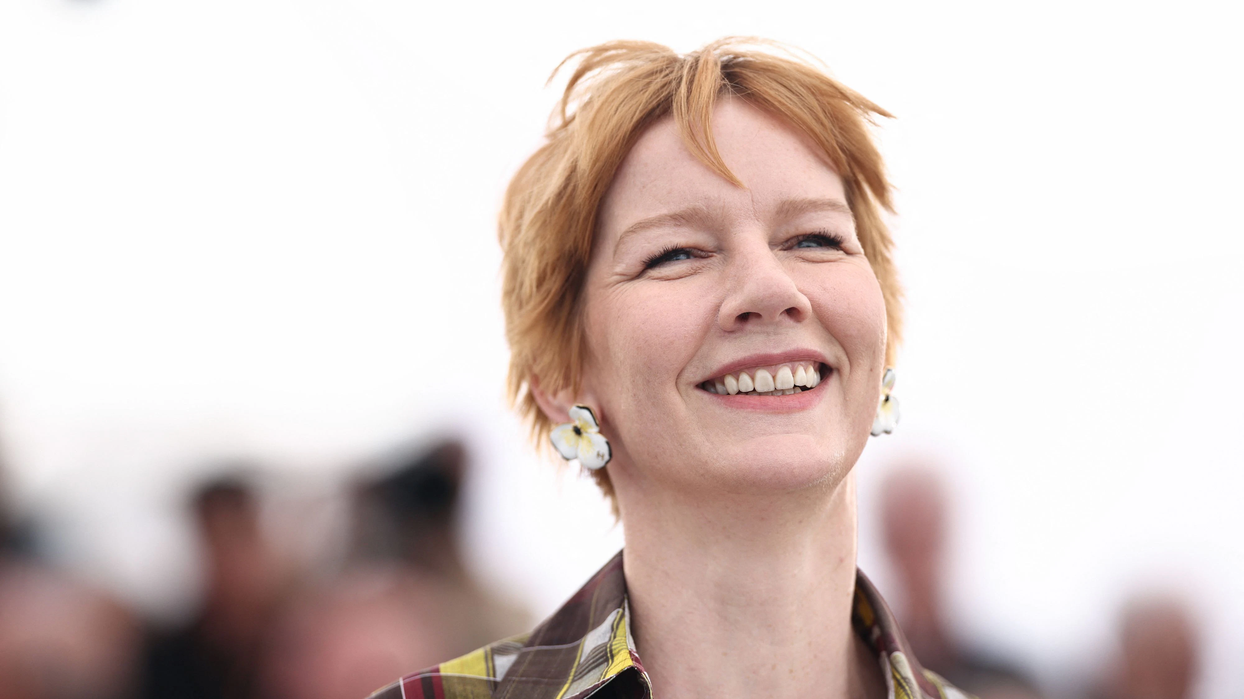 Darstellerin Sandra Hüller posiert beim Fototermin für den Film „Fatherland“, der bei den 79. Internationalen Filmfestspielen von Cannes im Wettbewerb gezeigt wird.