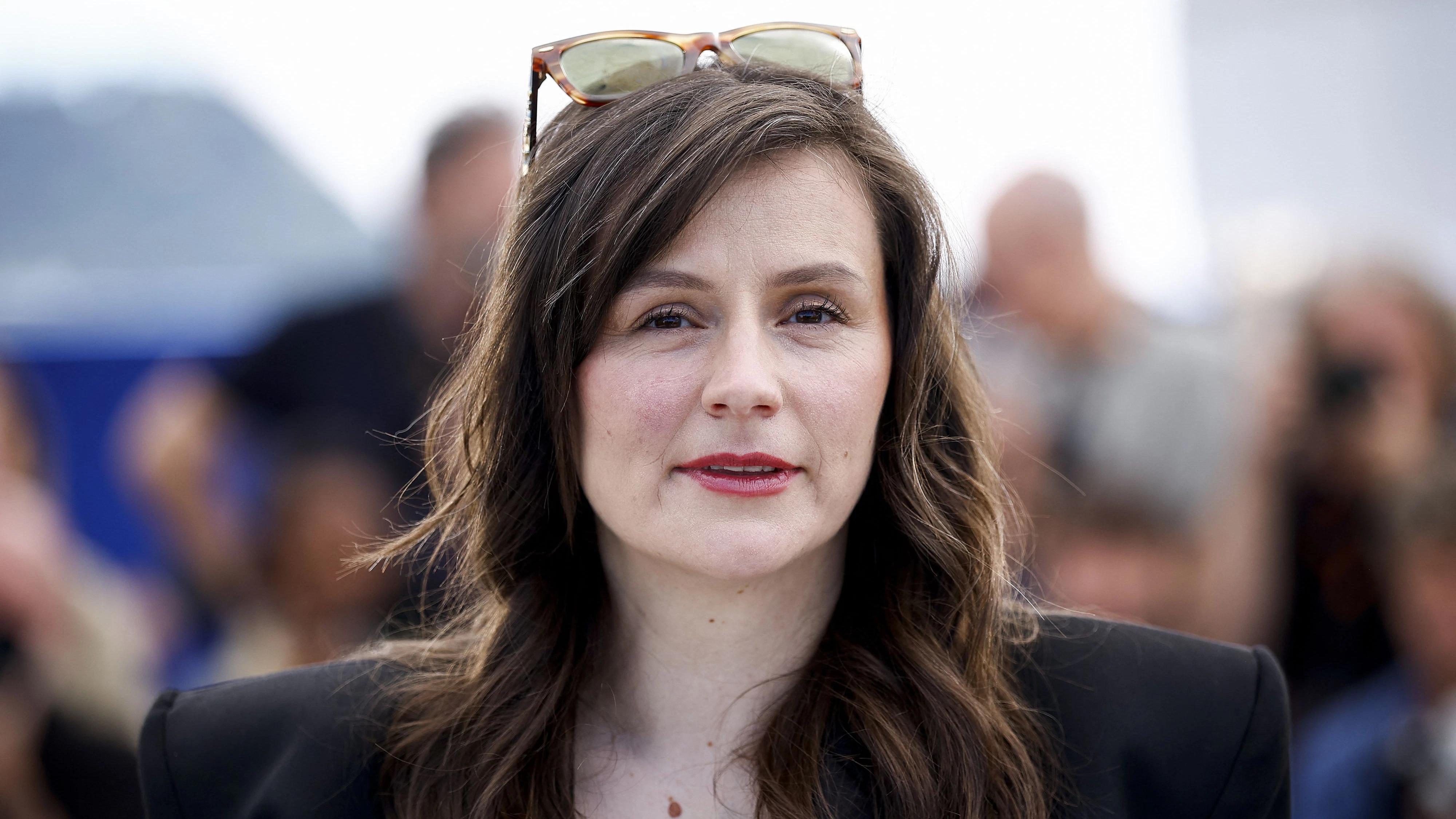 Regisseurin Sandra Wollner posiert beim Fototermin für ihren Film „Everytime“, der in der Sektion „Un Certain Regard“ bei den 79. Internationalen Filmfestspielen von Cannes präsentiert wird.
