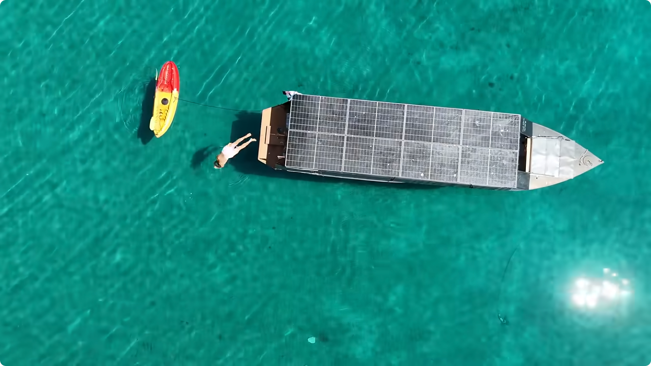 Heute.at - 5.700 Kilometer ohne Sprit: Lukas baut sich Solar-Jacht