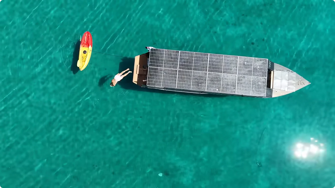 Heute.at - 5.700 Kilometer ohne Sprit: Lukas baut sich Solar-Jacht