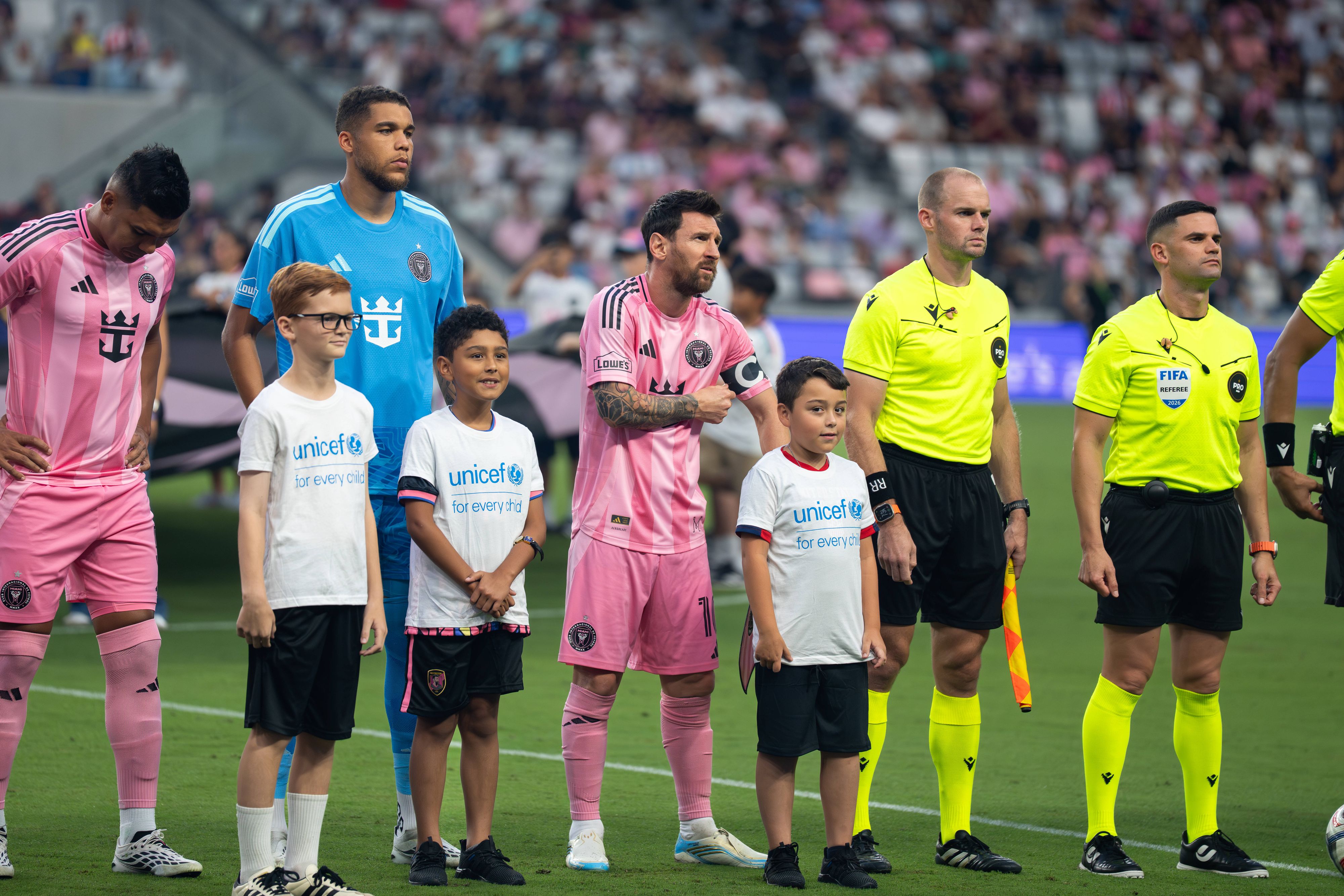 Lionel Messi im Trikot von Inter Miami.