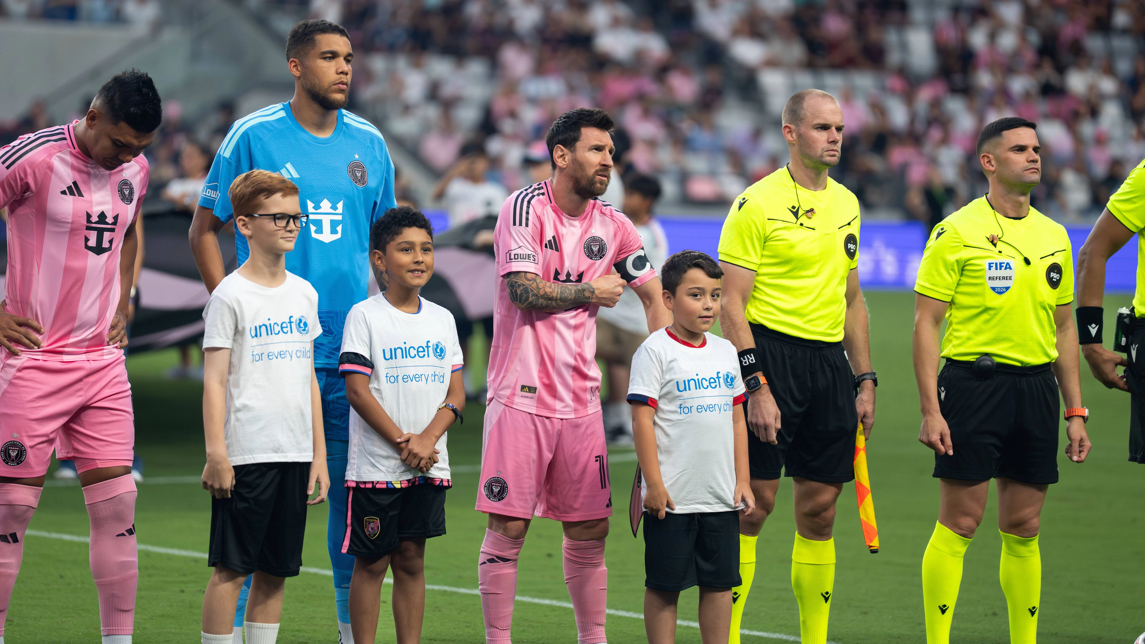 Lionel Messi im Trikot von Inter Miami.
