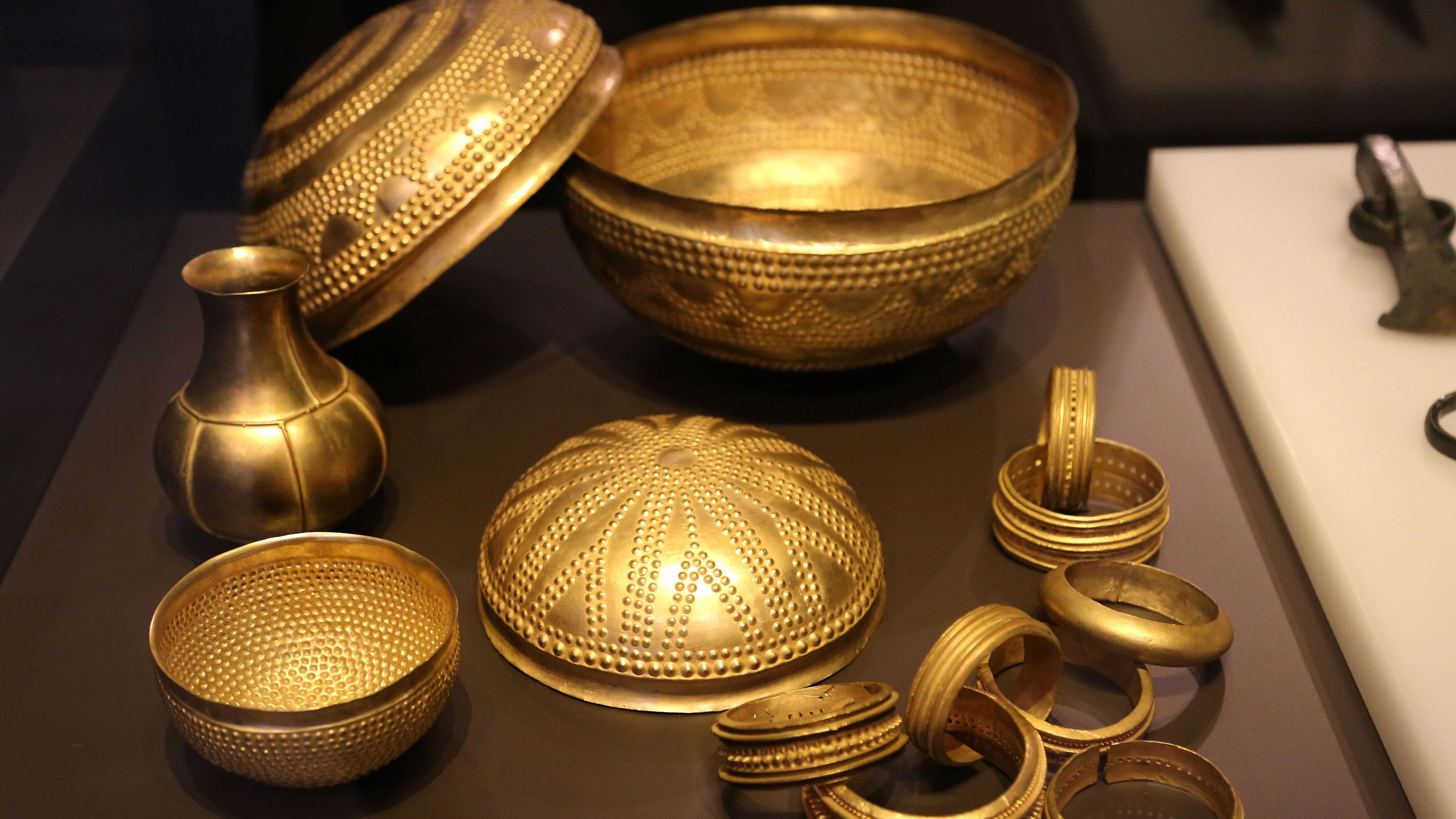 Ein Goldschatz aus der Bronzezeit wurde aus dem Museum Villena gestohlen. 
