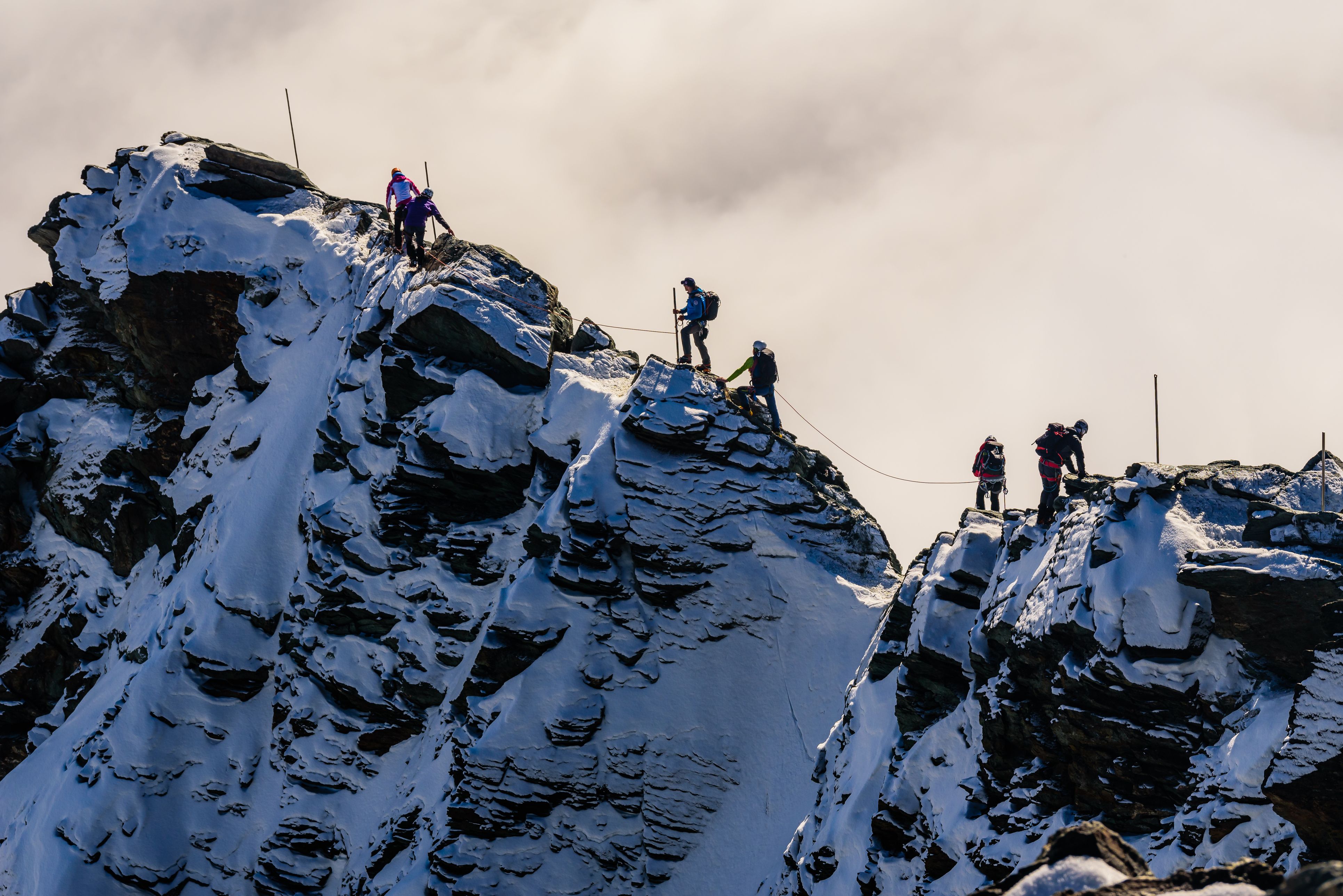 Am Großglockner kam es zu einem gefährlichen Zwischenfall.
