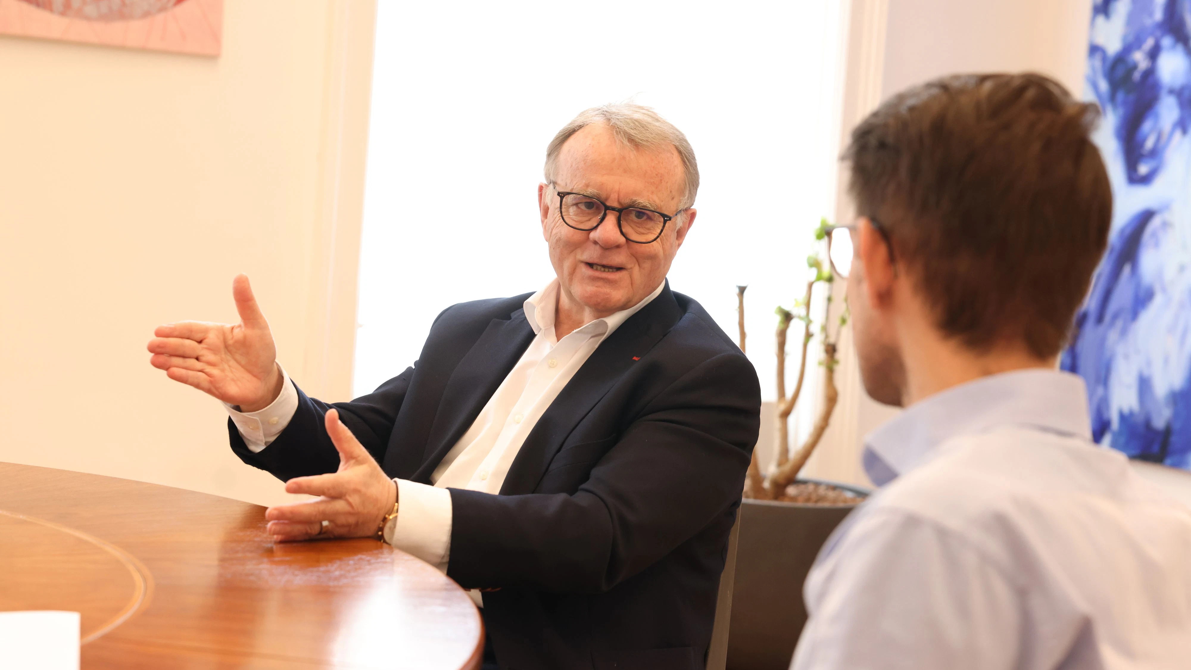 Niessl: Gespräch mit "Heute"-Chefredakteur Oistric