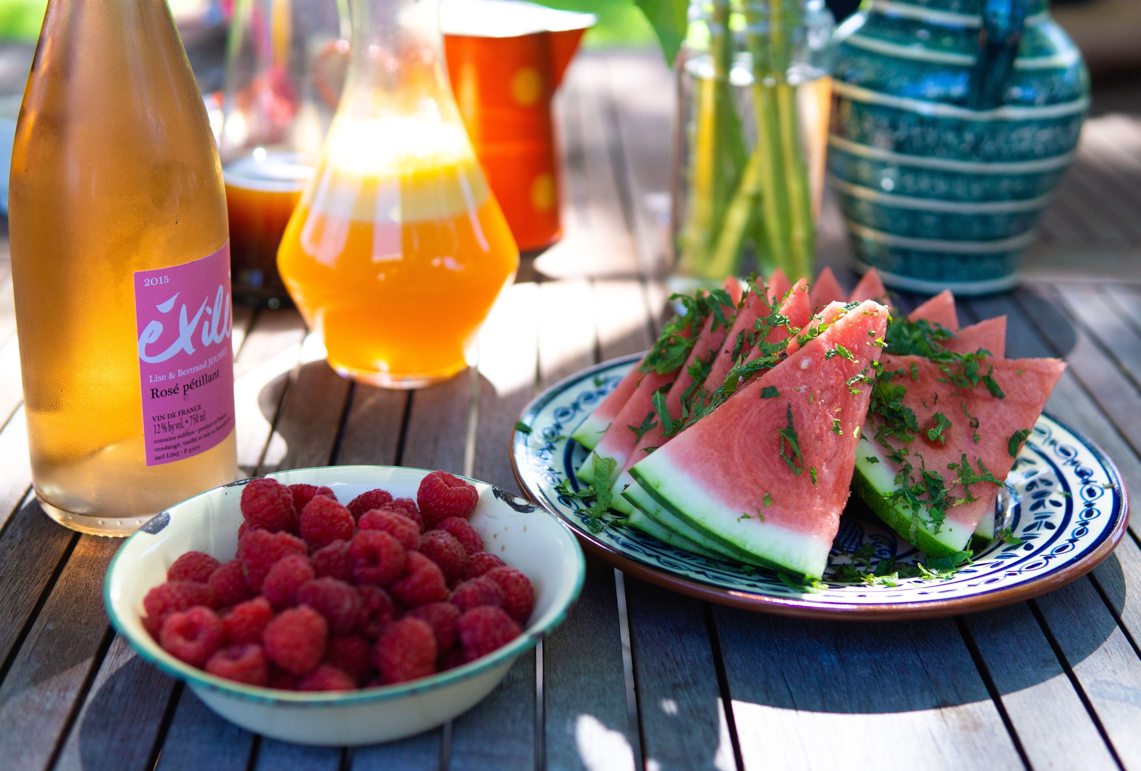 Wassermelonen und Beeren: Schmecken und tun gut.
