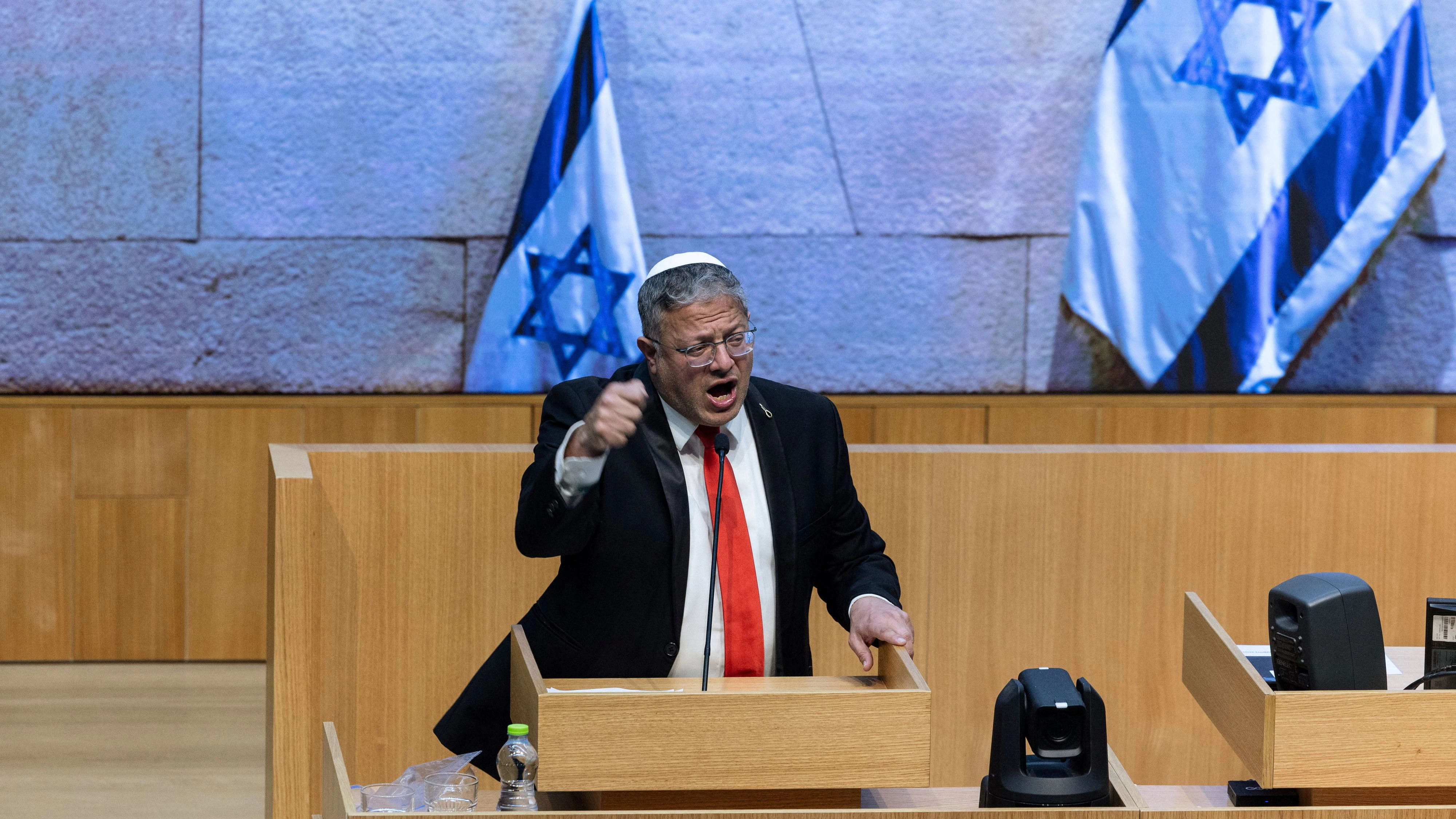 Israels Sicherheitsminister Ben Gvir verschärft laut eigenen Angaben die Haftbedingungen für Palästinenser.