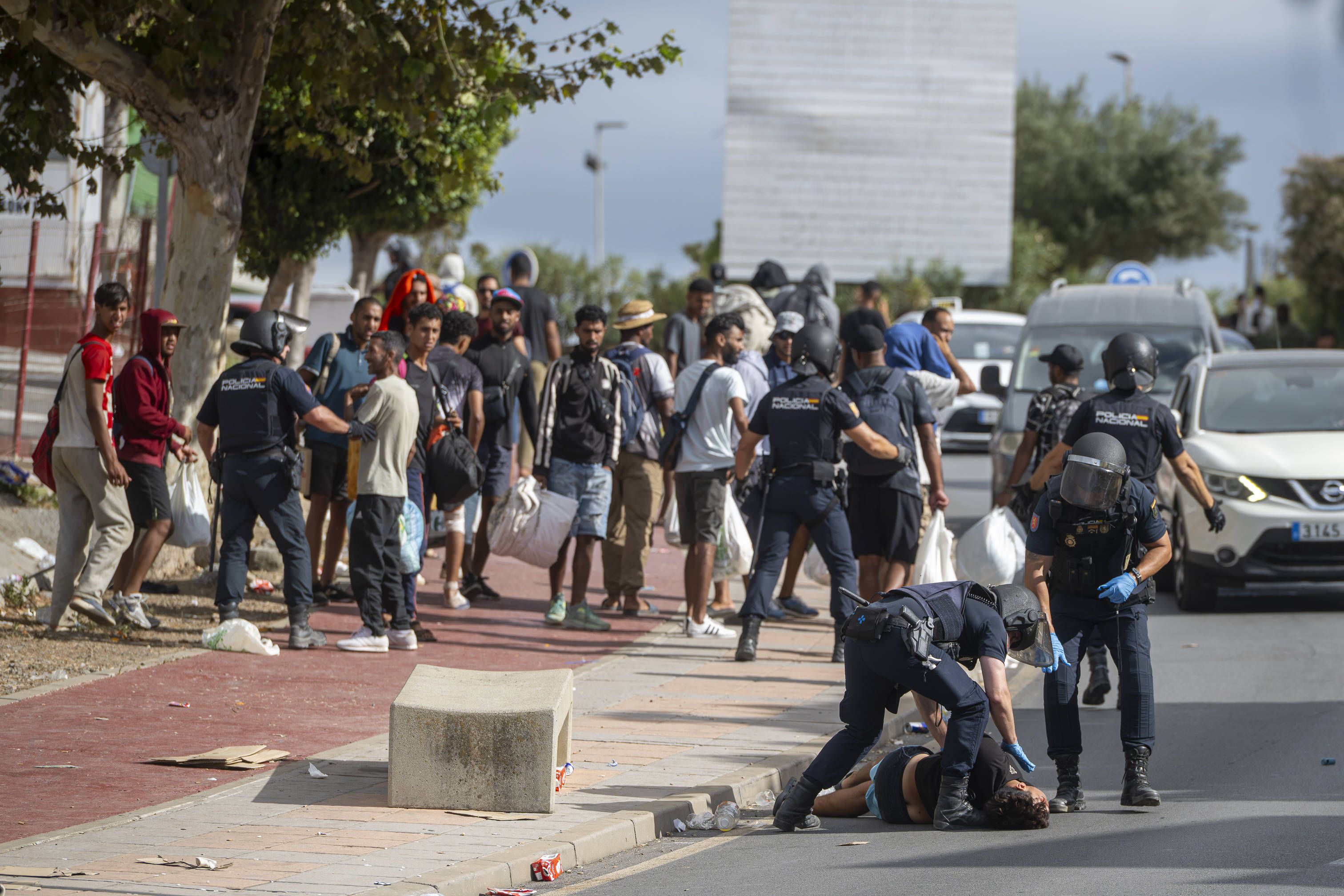 In Ceuta bleibt die Lage angespannt.