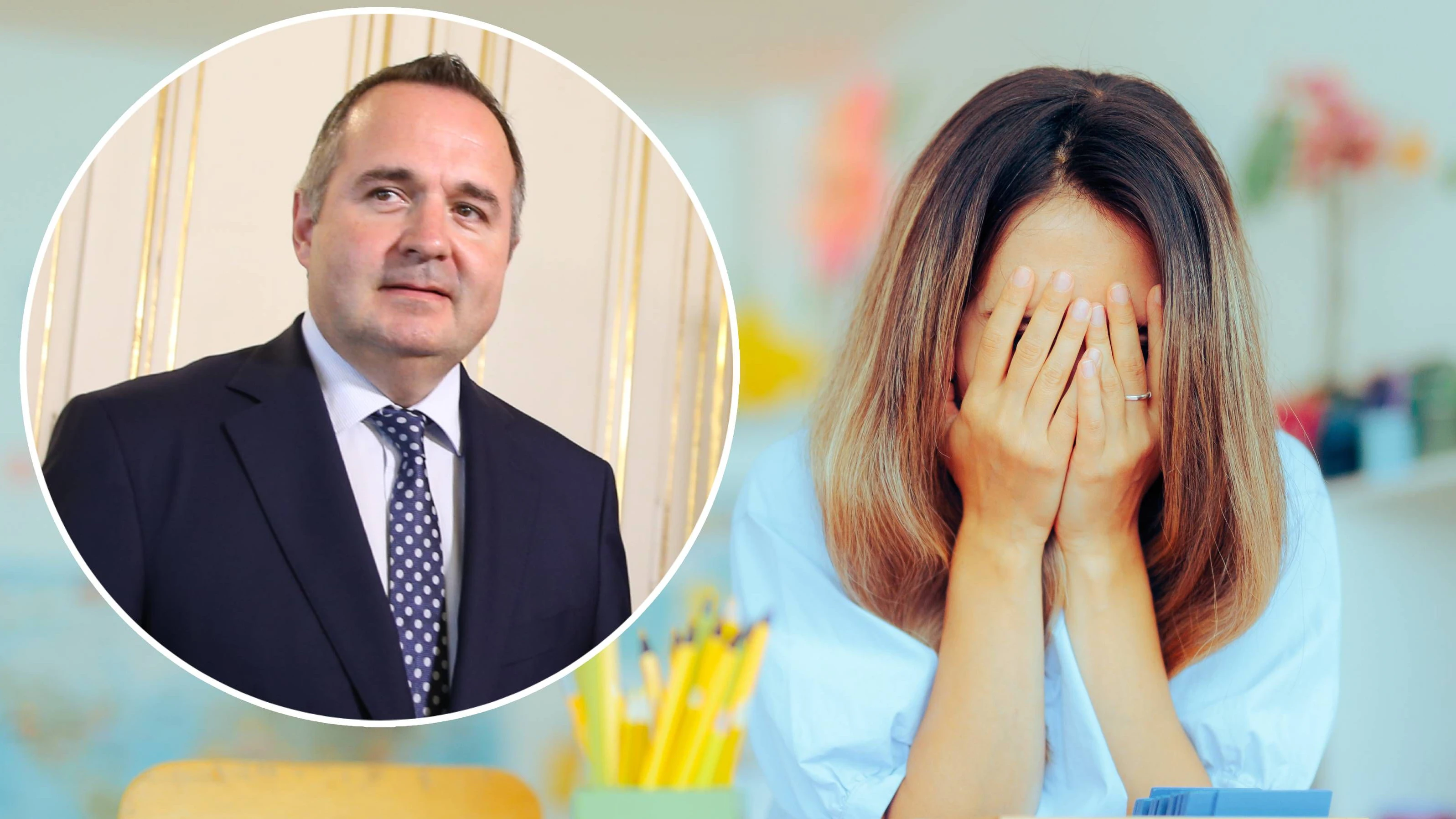 Kindergarten educator suffering from burnout being underpaid