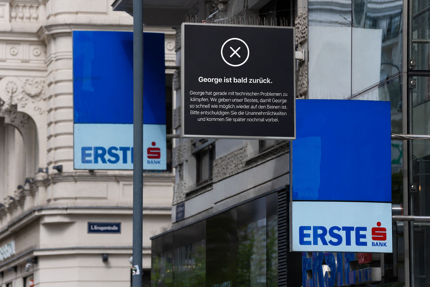 Heute.at - Mega-Andrang bei Erste Bank: George-Login eingeschränkt