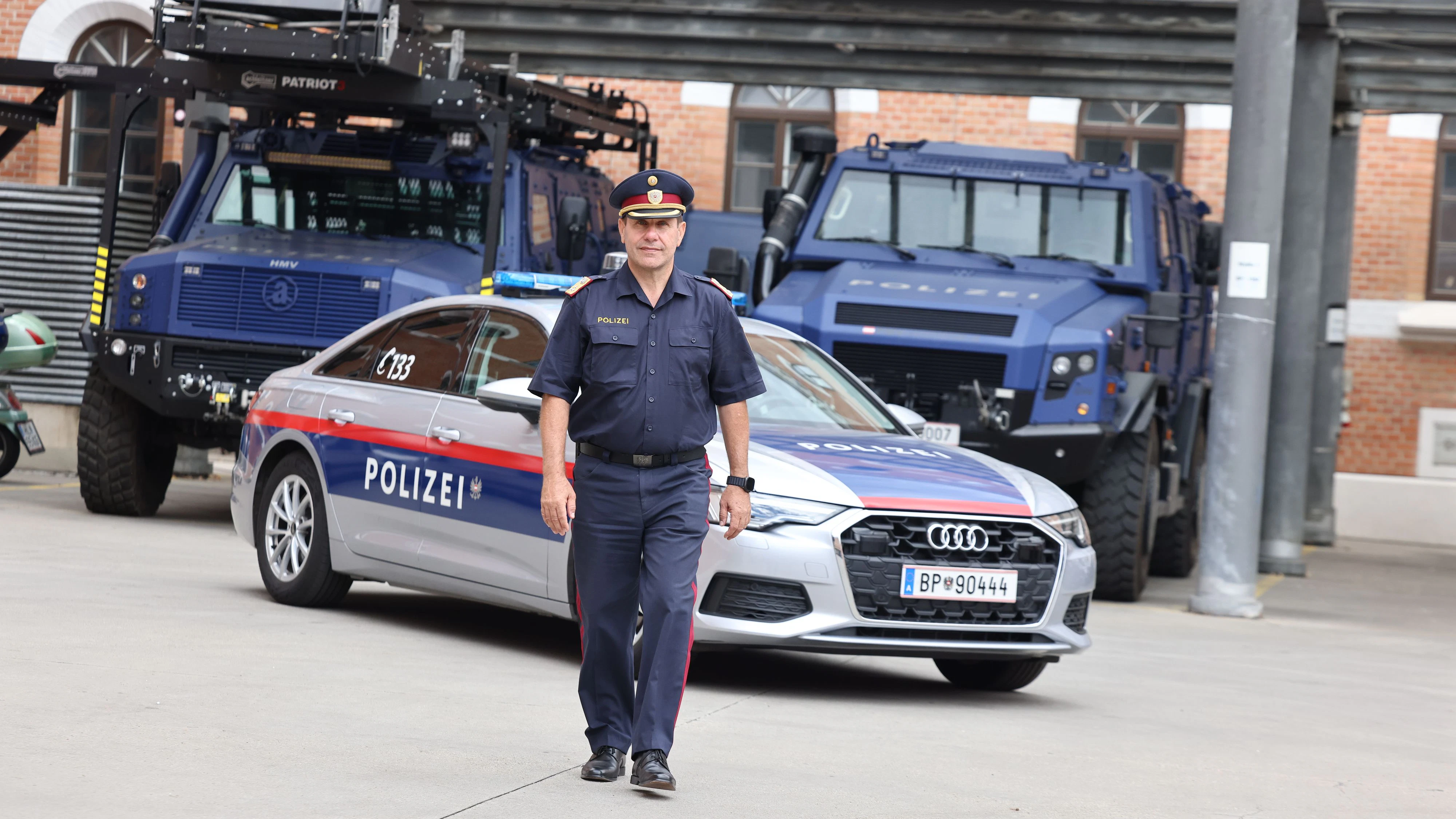 Flott unterwegs: Unsere Polizei ist modern ausgestattet.