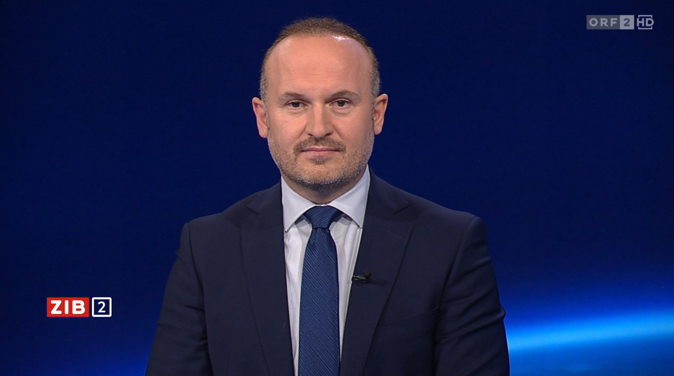 Ümit Vural, Präsident der Islamischen Glaubensgemeinschaft Österreich (IGGÖ), am Dienstagabend in der ZiB-2. 