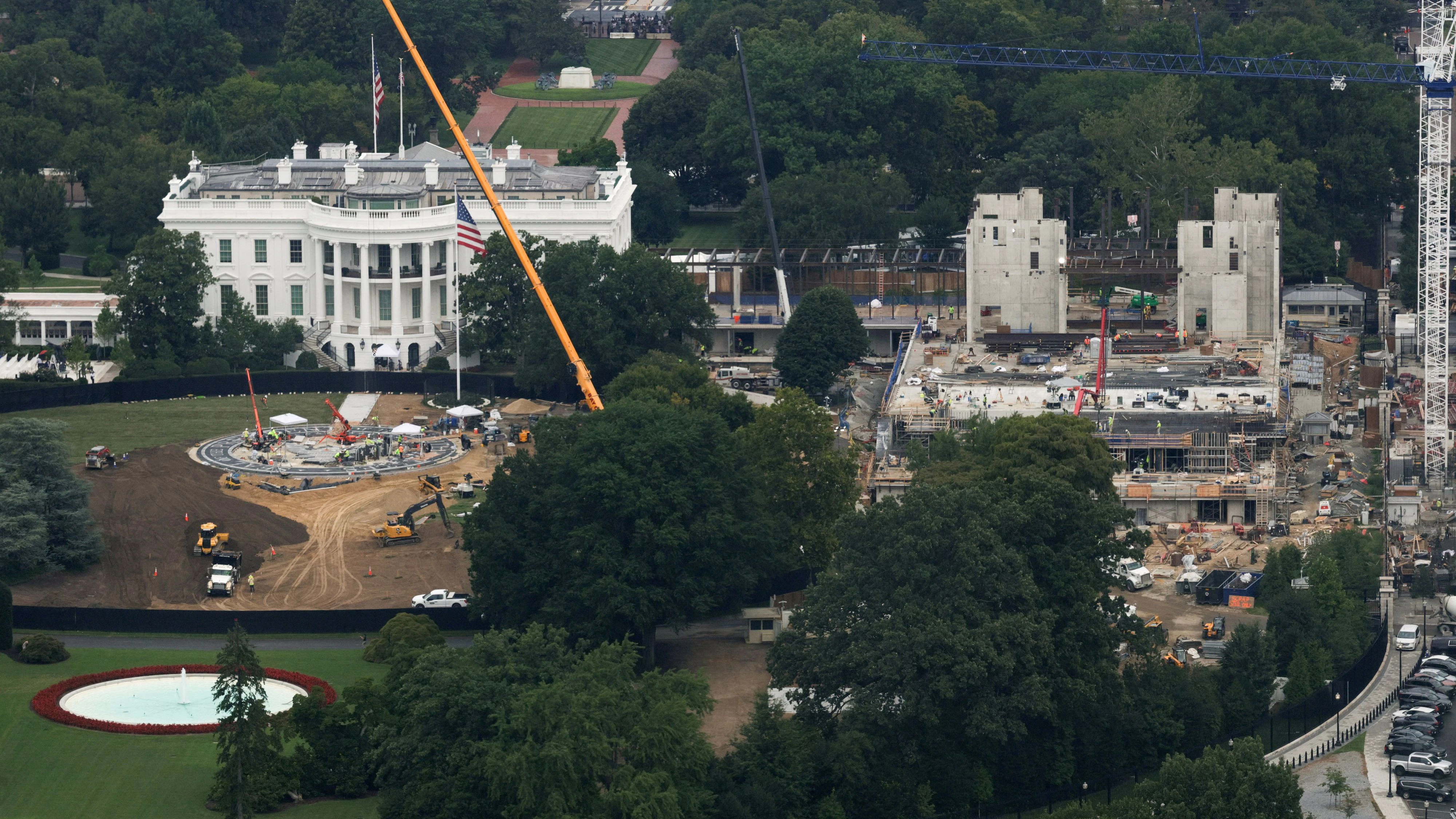 Heute.at - Baustopp gekippt! Trump bekommt seinen Mega-Ballsaal