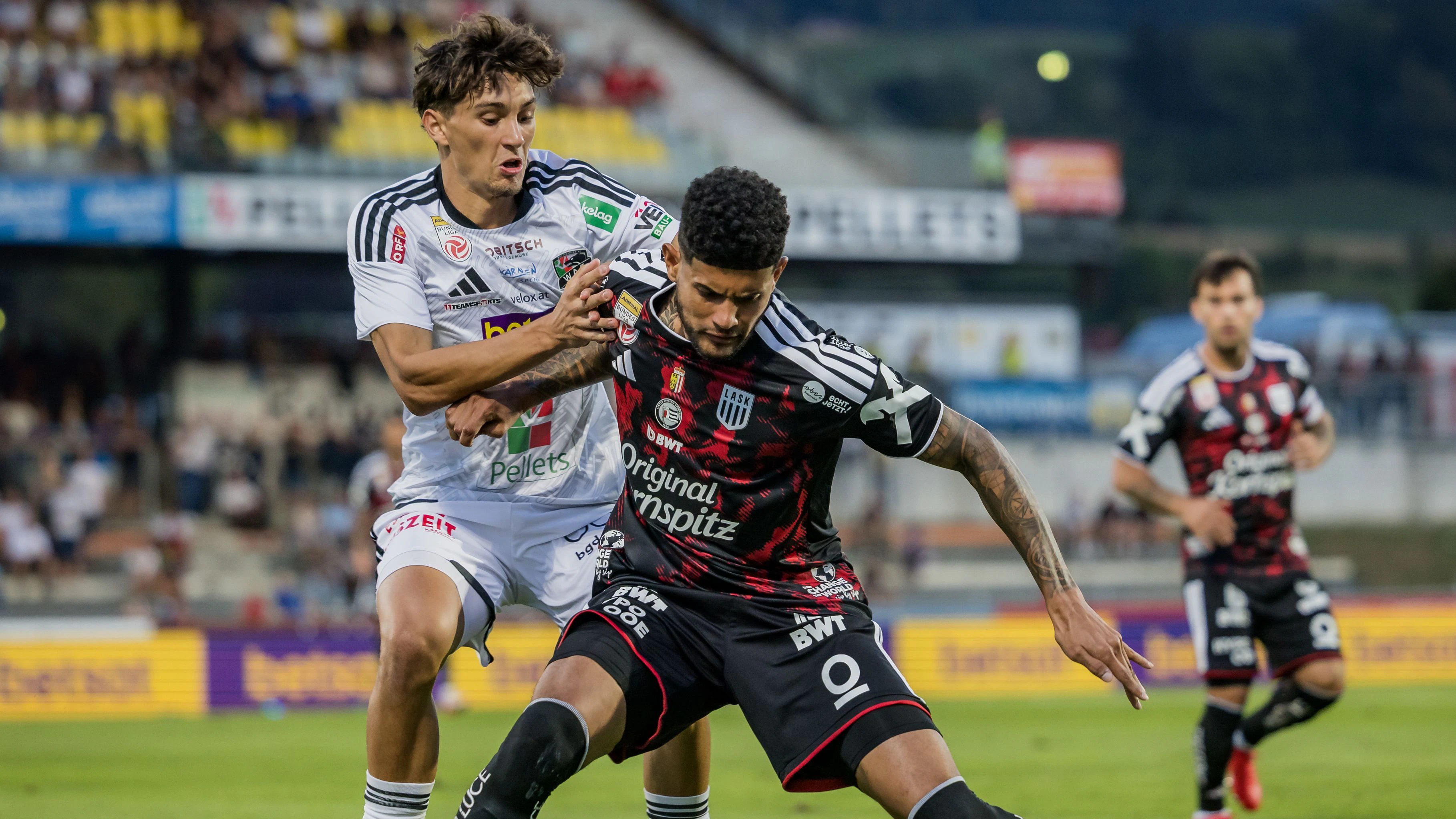 Wolfsberg und der LASK im Nachtragsspiel der Bundesliga. 