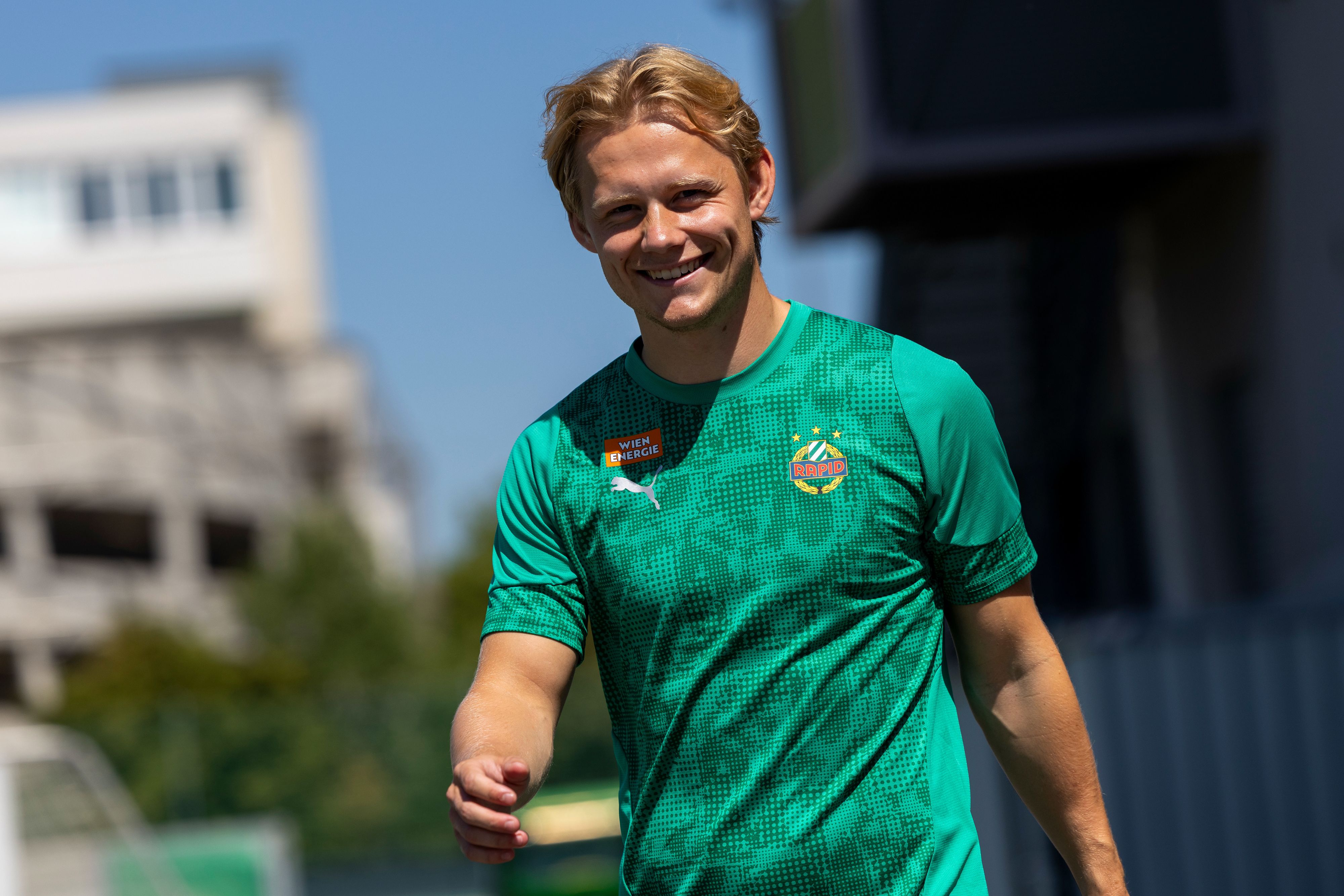 Rapids Rekord-Zugang Tobias Gulliksen. 