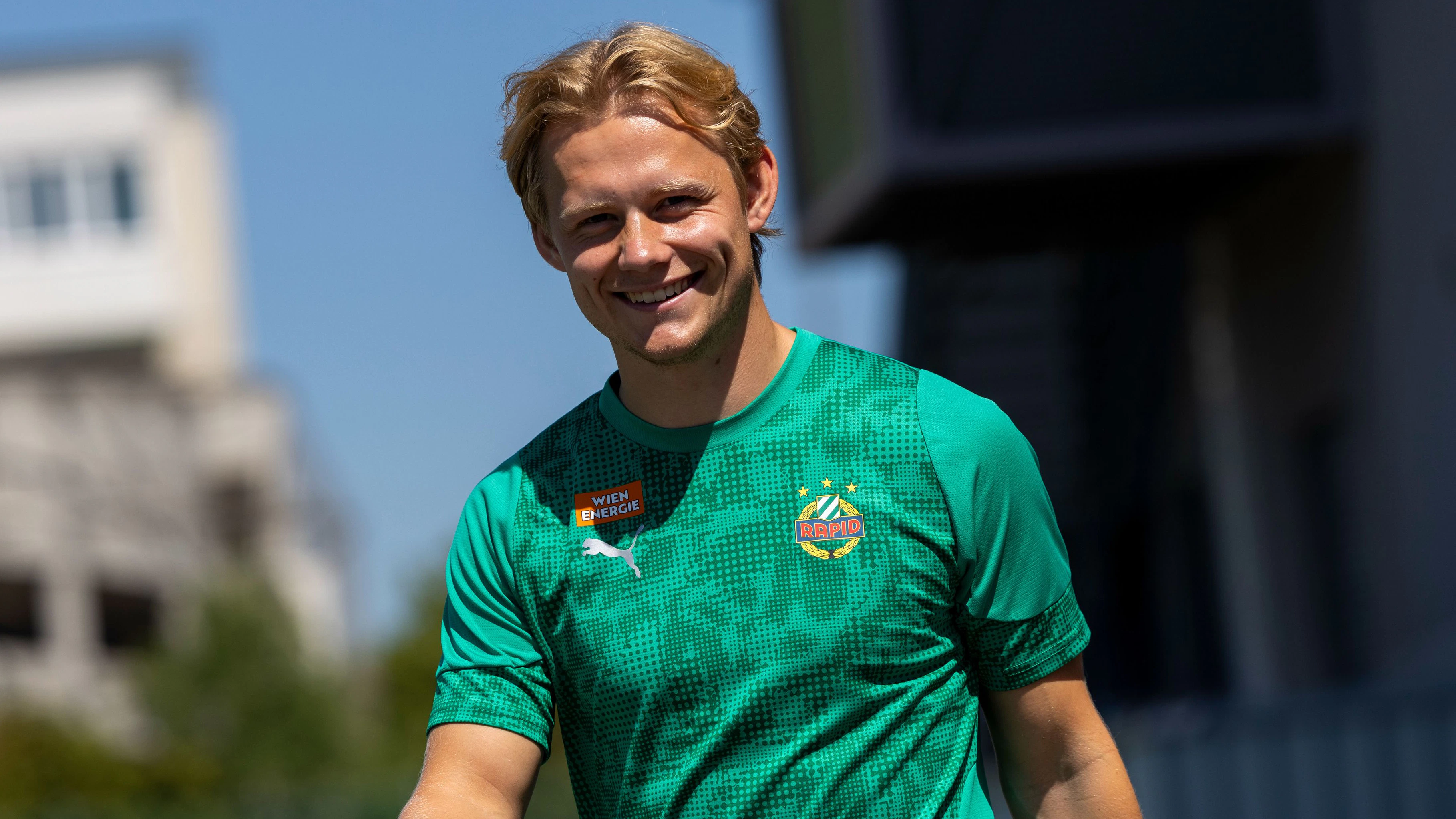 Rapids Rekord-Zugang Tobias Gulliksen. 