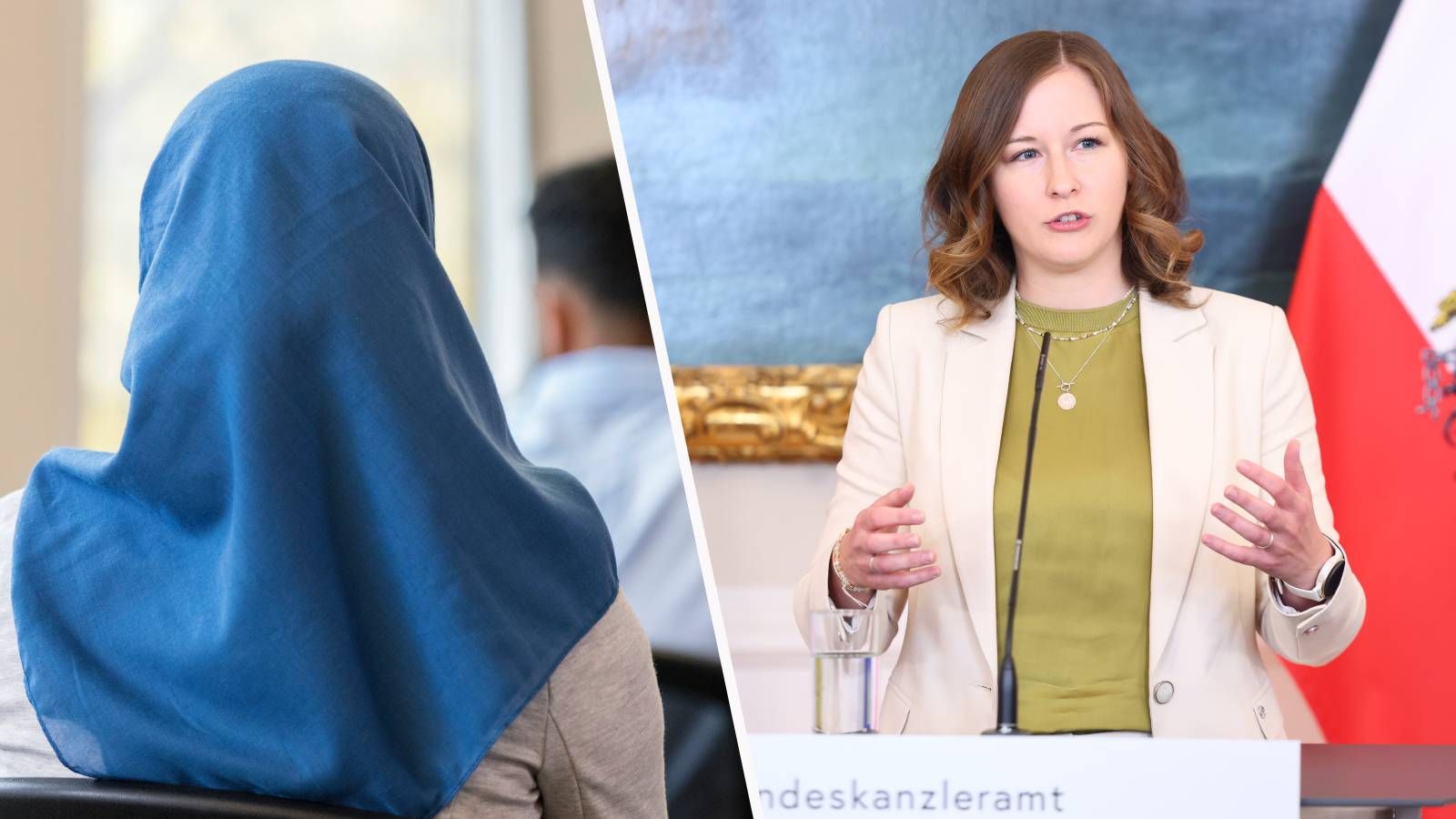 Seit Dienstag gilt das Kopftuchverbot für unter 14-Jährige an Schulen.