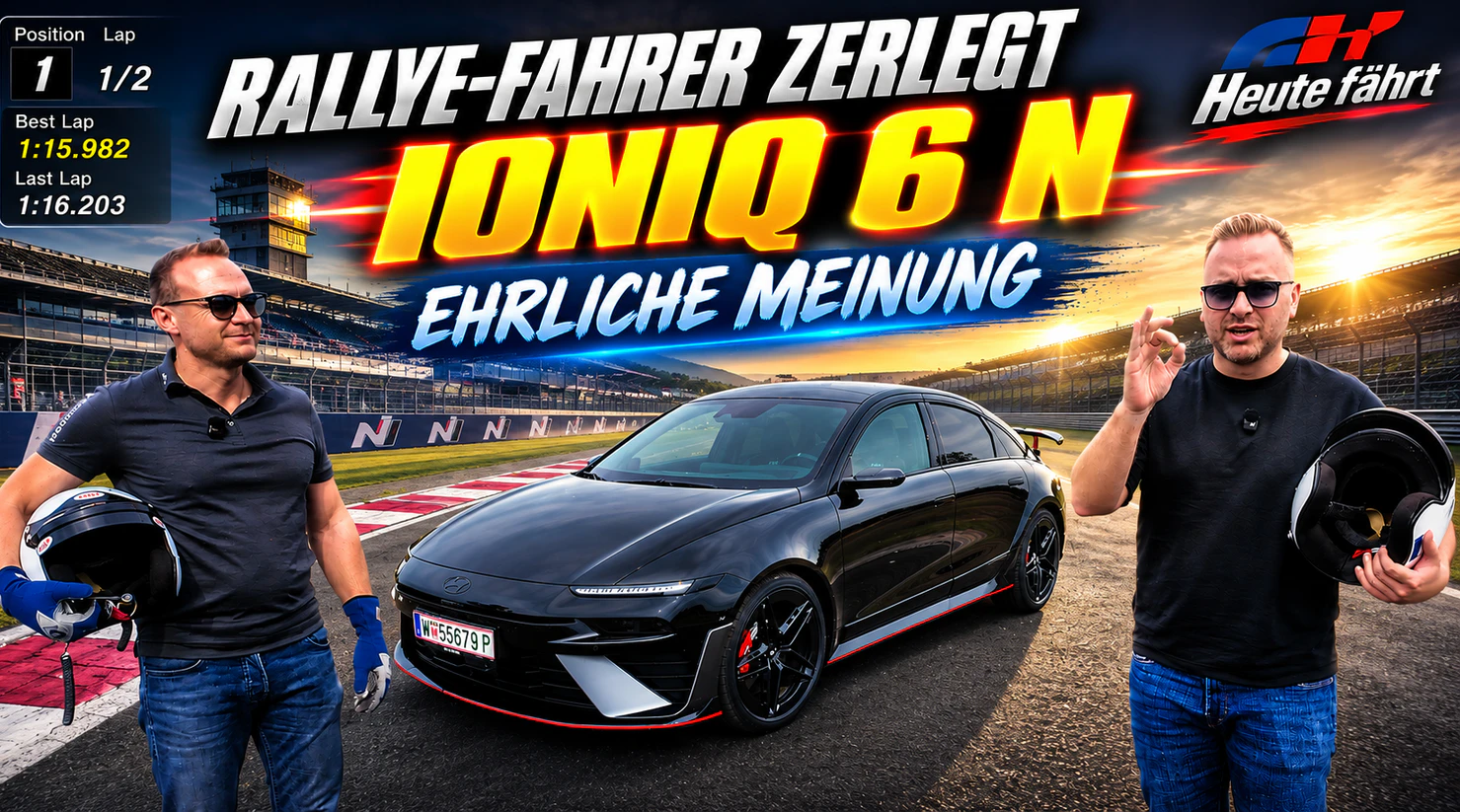 Rallyefahrer Patrick Breiteneder und Motor-Chef Maxim Zdziarski (re.)