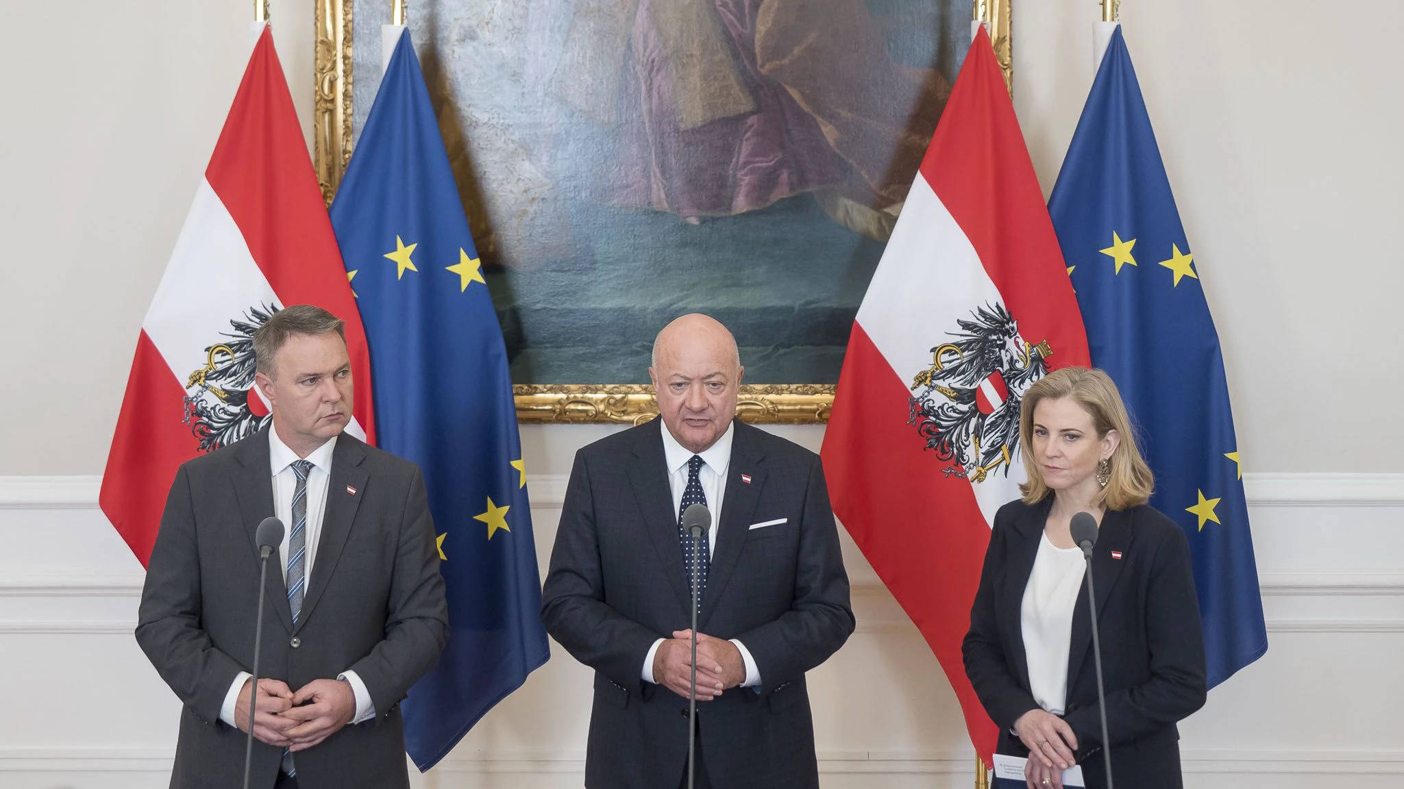 Keine Mehrheit mehr: Babler, Stocker, Meinl
