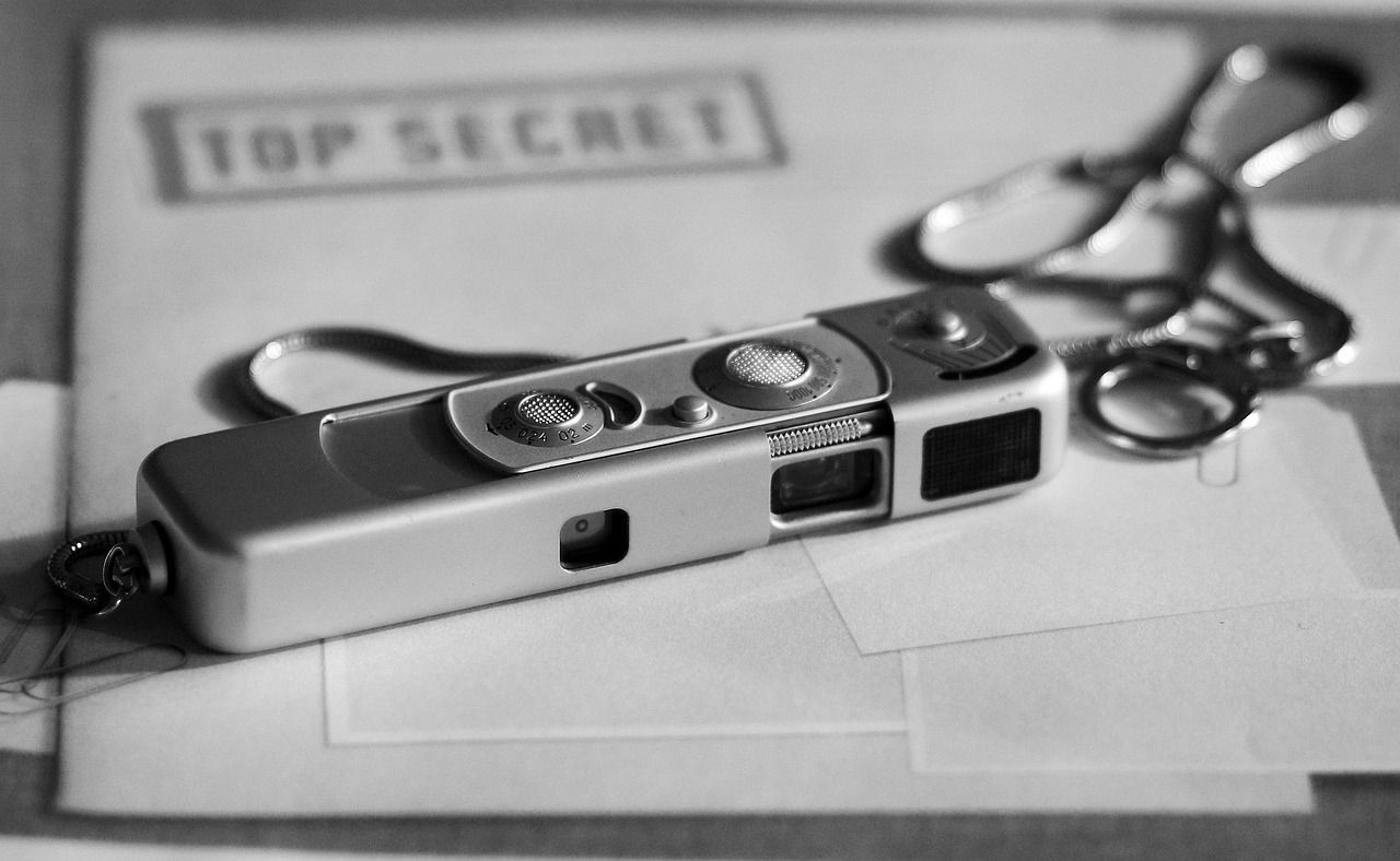 Versteckte Spionagekamera