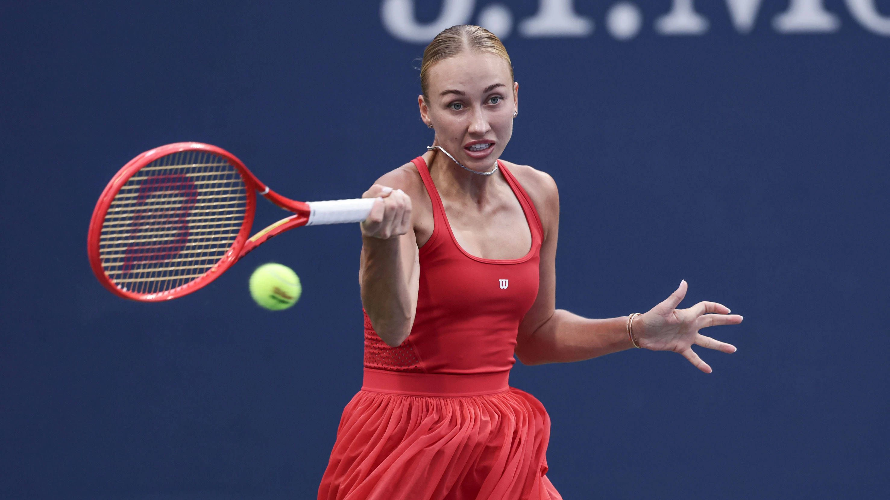Österreichs Tennis-Ass Anastasia Potapova. 
