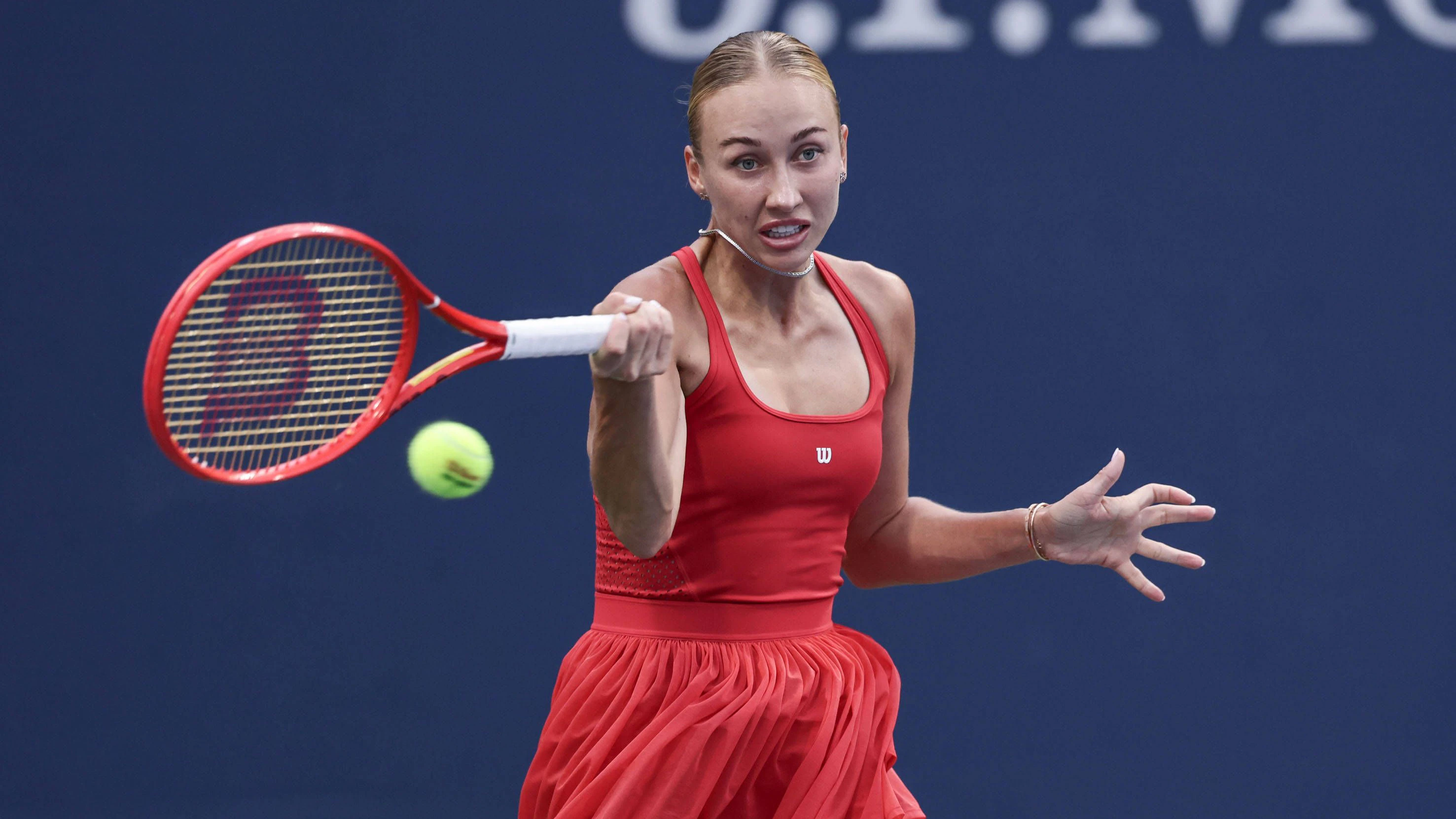 Österreichs Tennis-Ass Anastasia Potapova. 