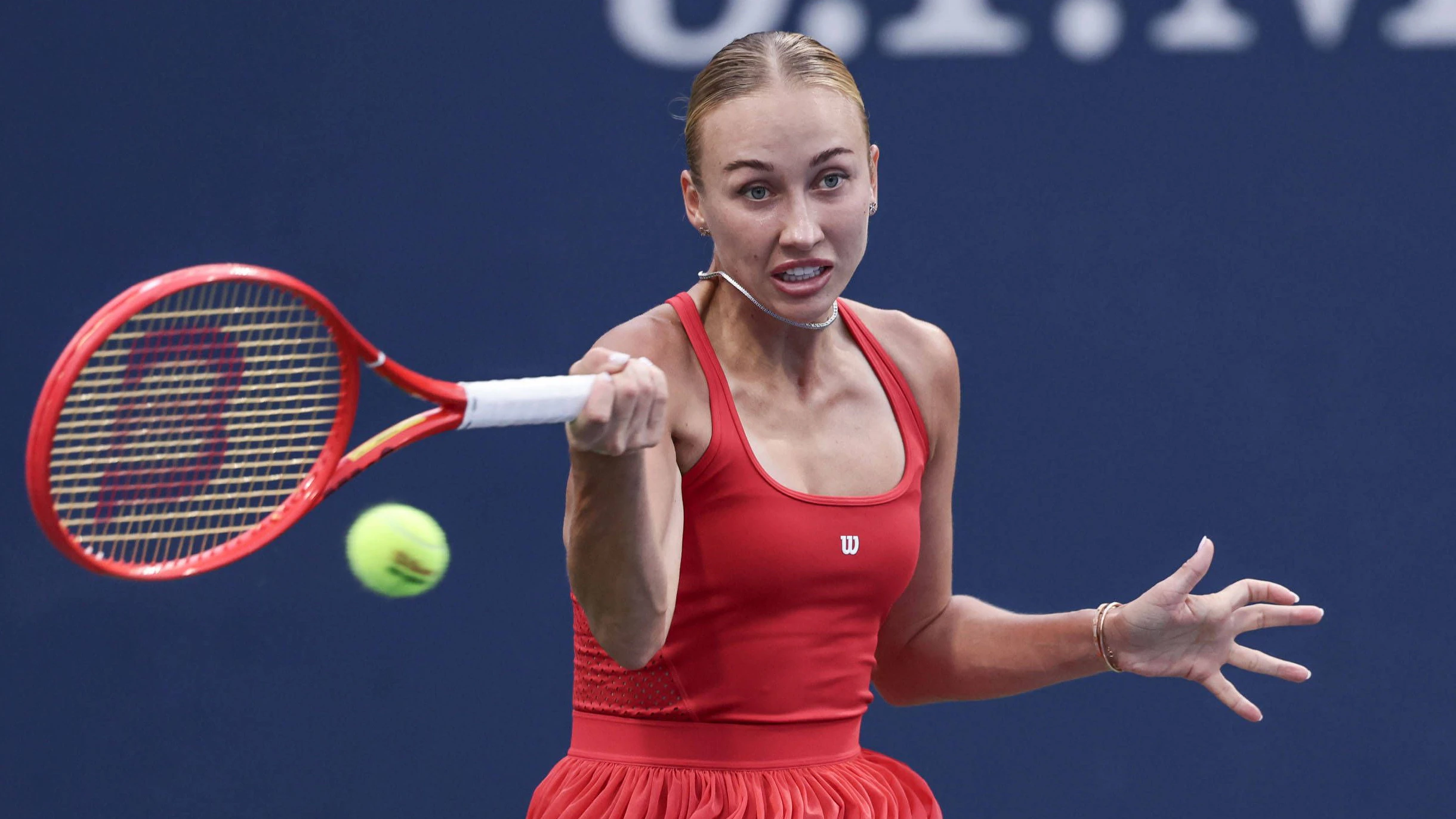 Österreichs Tennis-Ass Anastasia Potapova. 