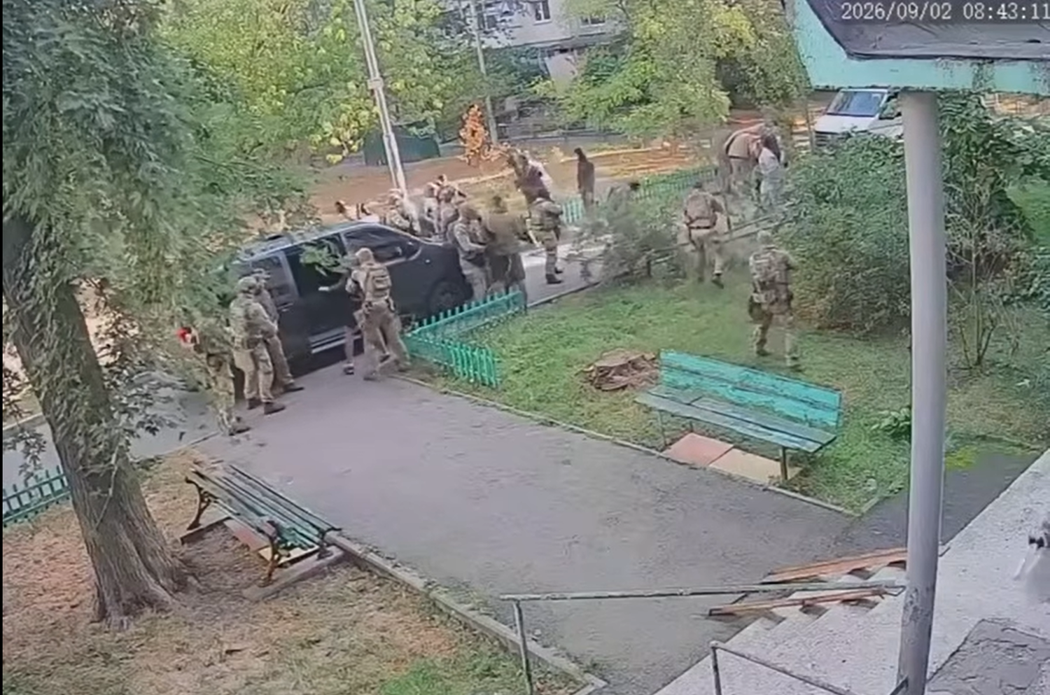 Die Schießerei ereignete sich im Kiewer Stadtbezirk Dnipro.
