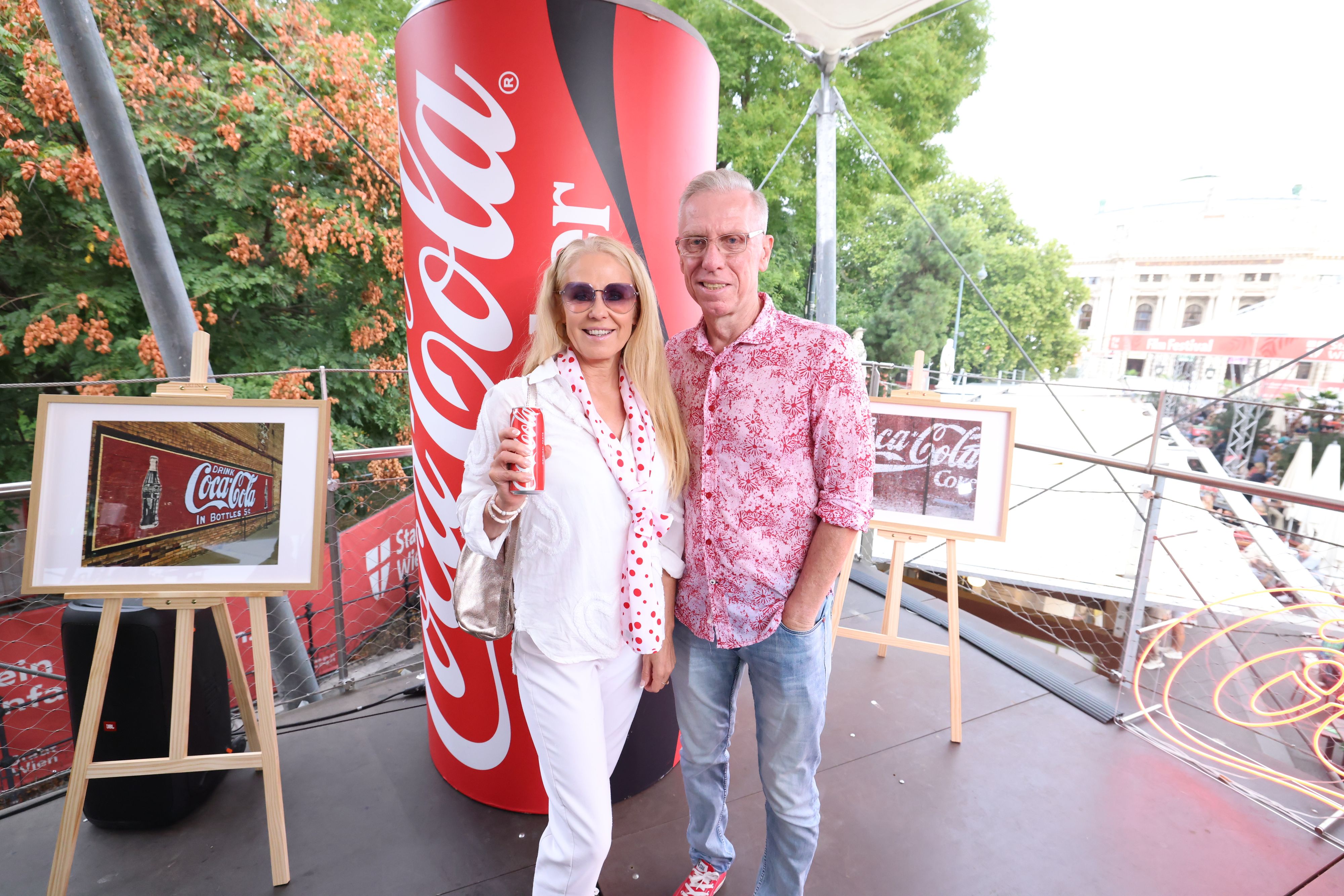 Ulrike Kriegler und Peter Stöger beim Sommer Get-Together