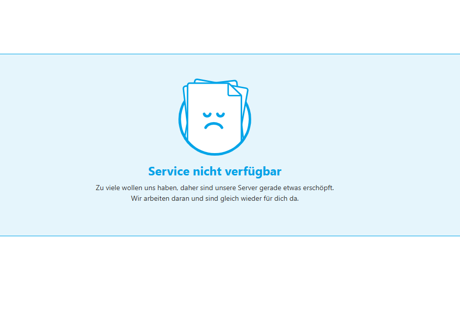 Heute.at - Nichts geht mehr! Online-Marktplatz willhaben ist down