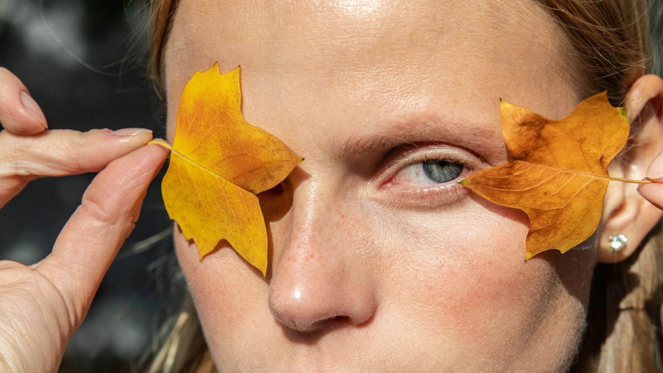 Haut im Herbst