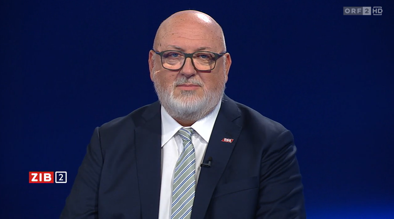 ÖBB-Chef Andreas Matthä sprach in der 