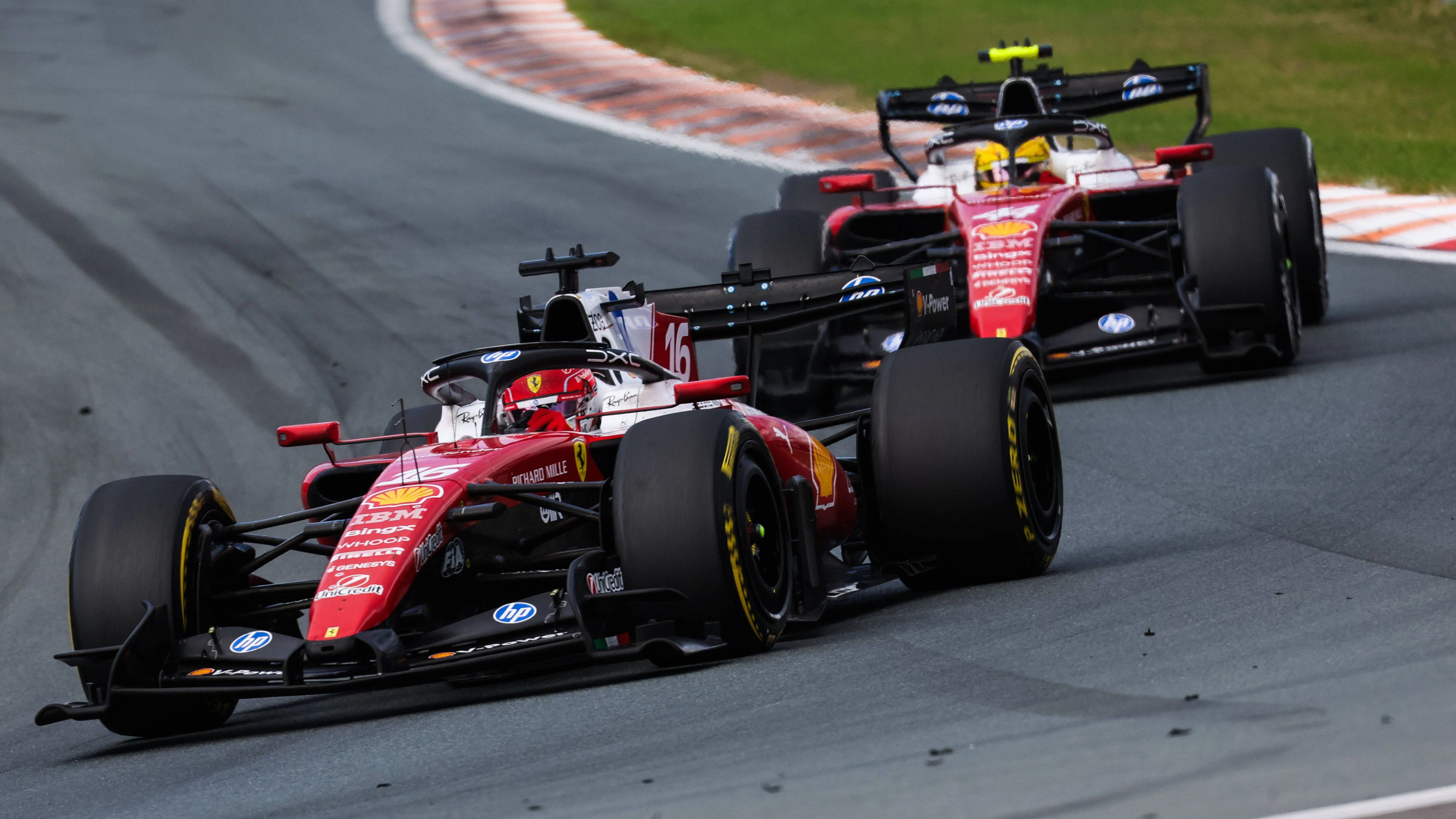 Bei Ferrari muss Charles Leclerc diesmal seinen Teamkollegen Lewis Hamilton unterstützen. 