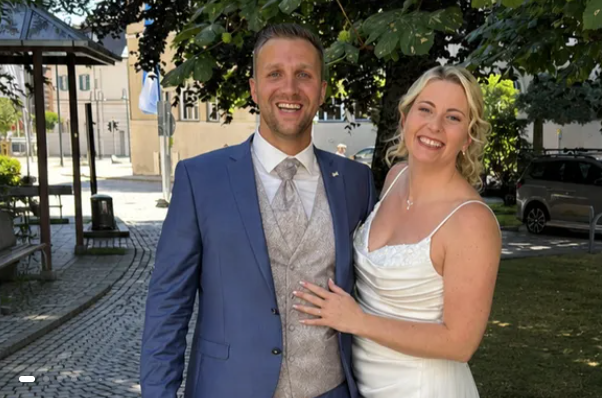 Nadine und Karl gaben sich im Juni das 