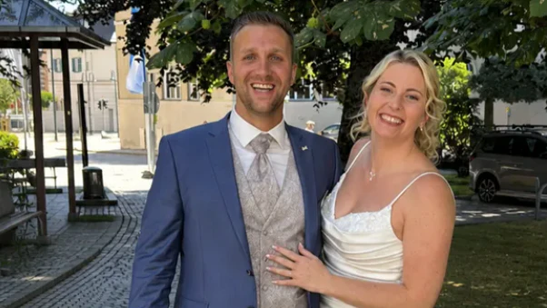 Nadine und Karl gaben sich im Juni das "Ja"-Wort – nur wenige Wochen später verunglückte Karl.