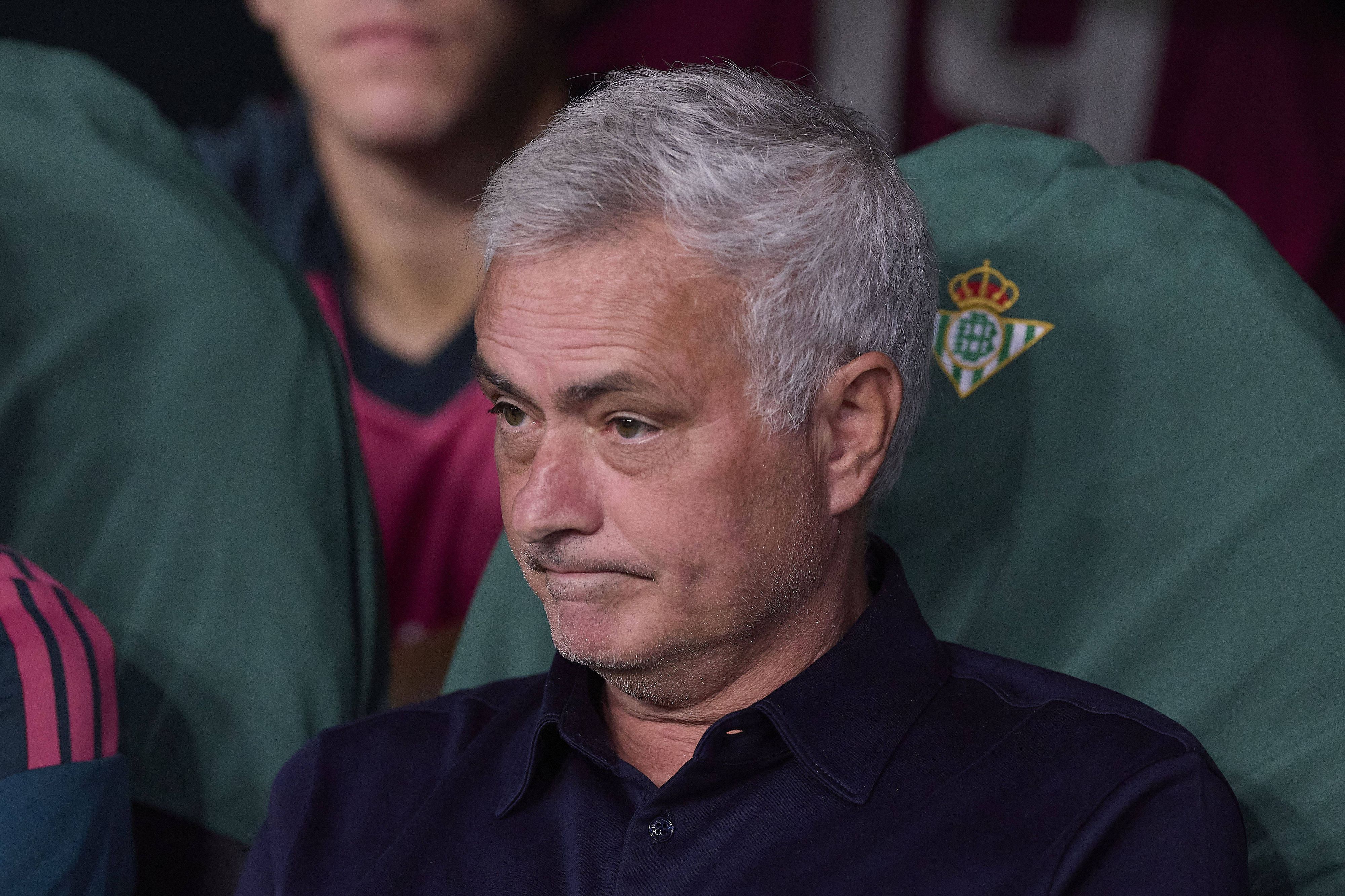 Jose Mourinho echauffierte sich über die Spieler von Betis Sevilla. 