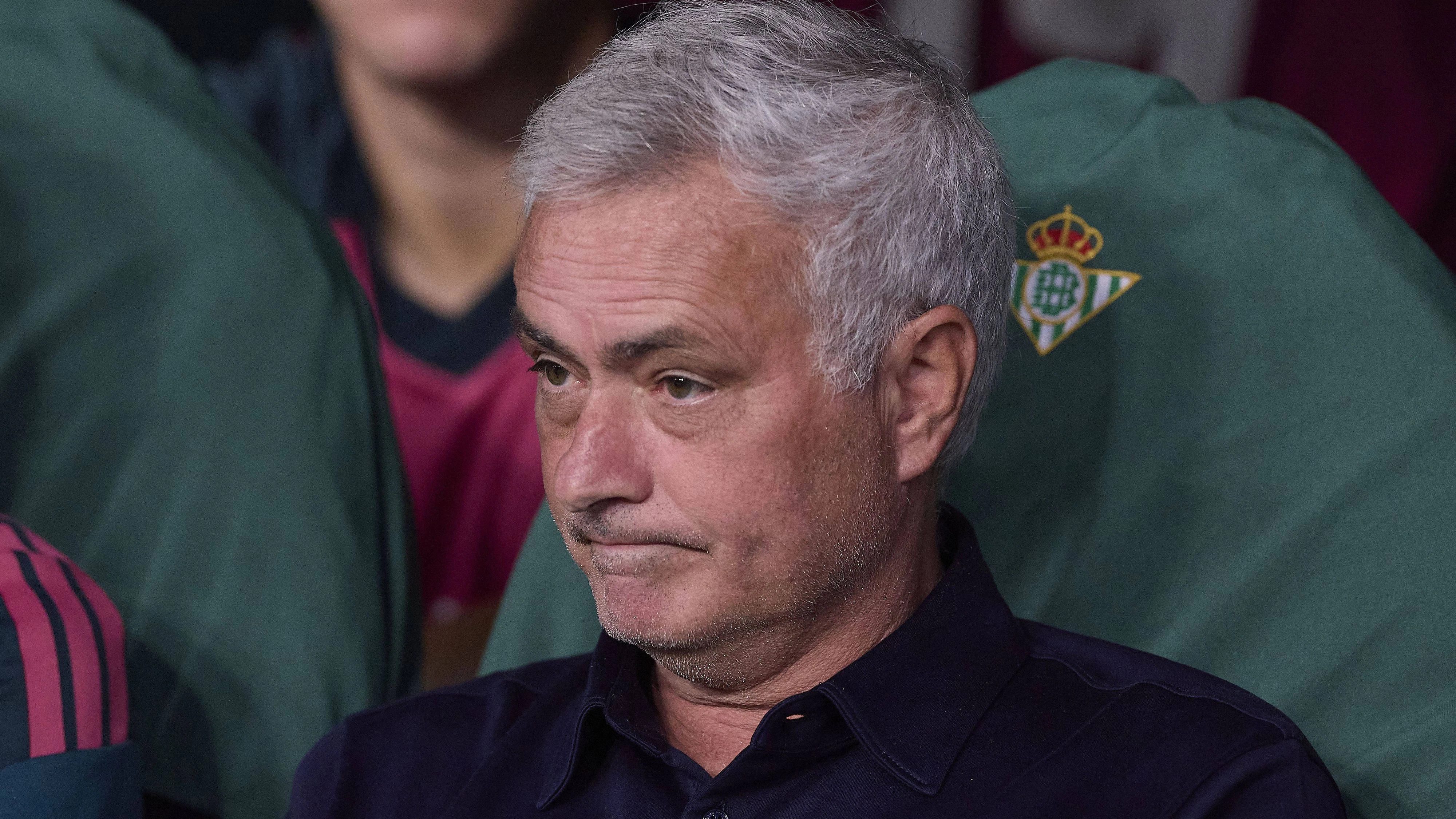Jose Mourinho echauffierte sich über die Spieler von Betis Sevilla. 