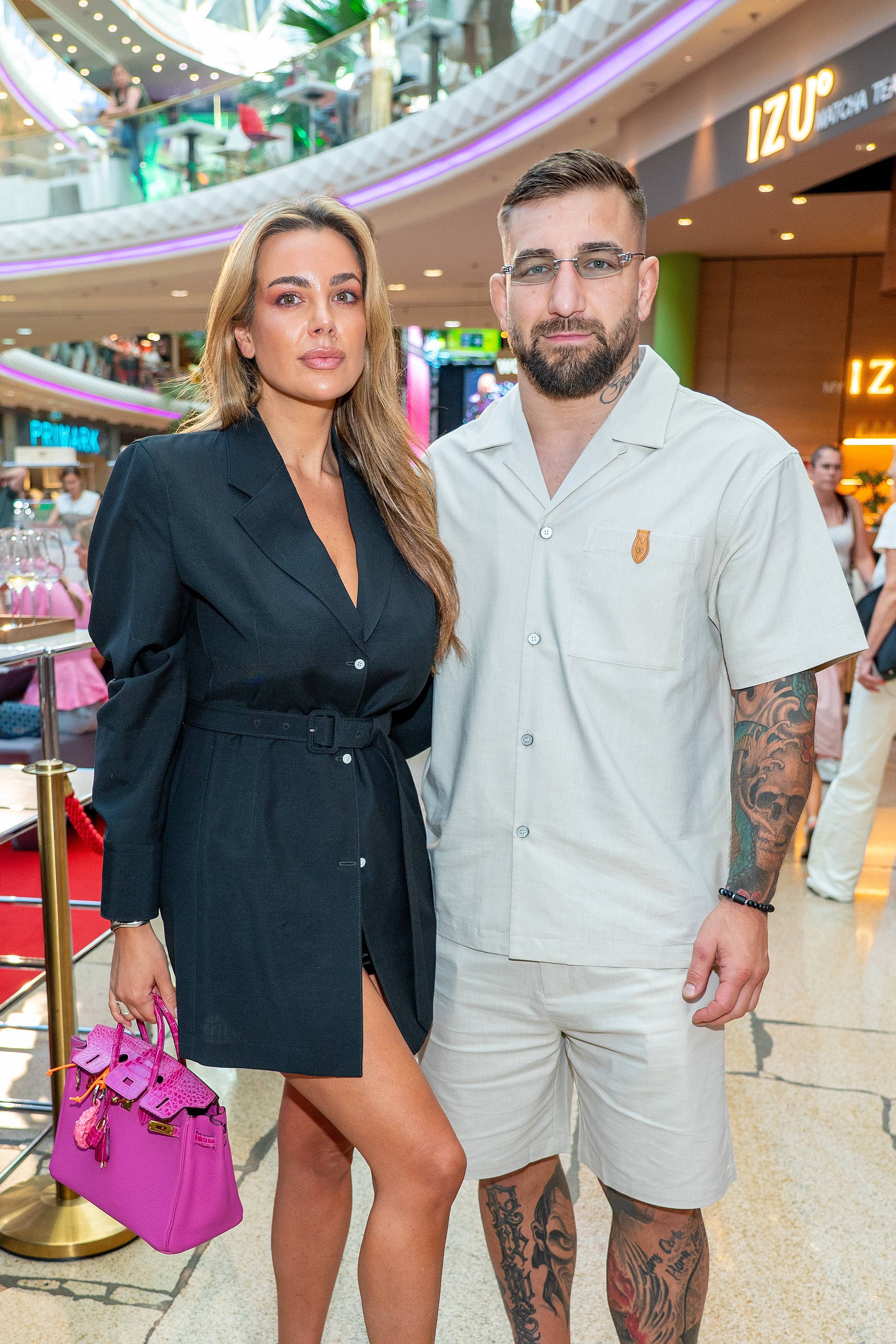 Nadine Mirada mit Freund Dominic Schober