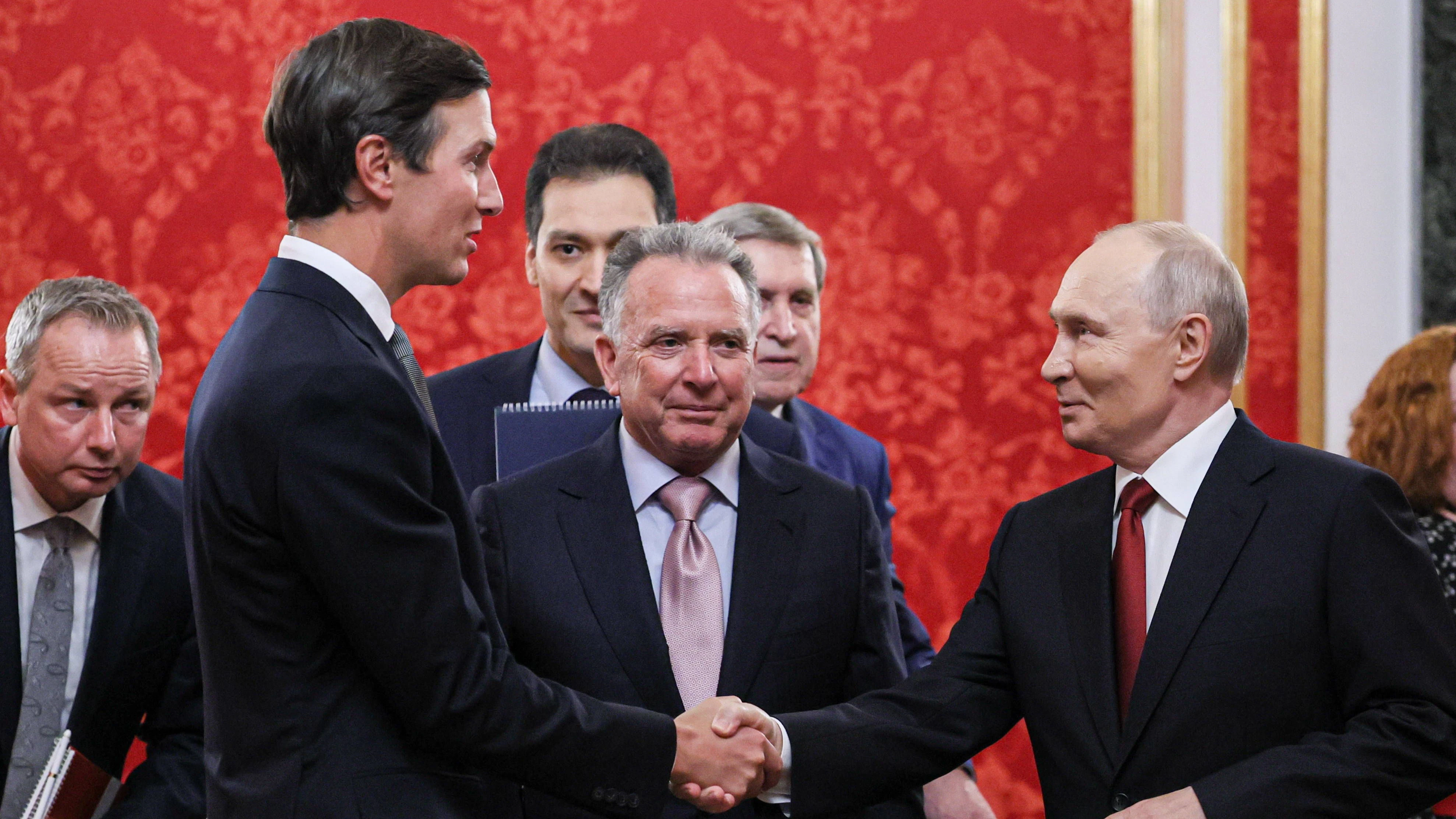 Moskau, 5. September: Trump-Schwiegersohn Jared Kushner und US-Sonderbeauftragter Steve Witkoff treffen den russischen Präsidenten Wladimir Putin im Kreml.