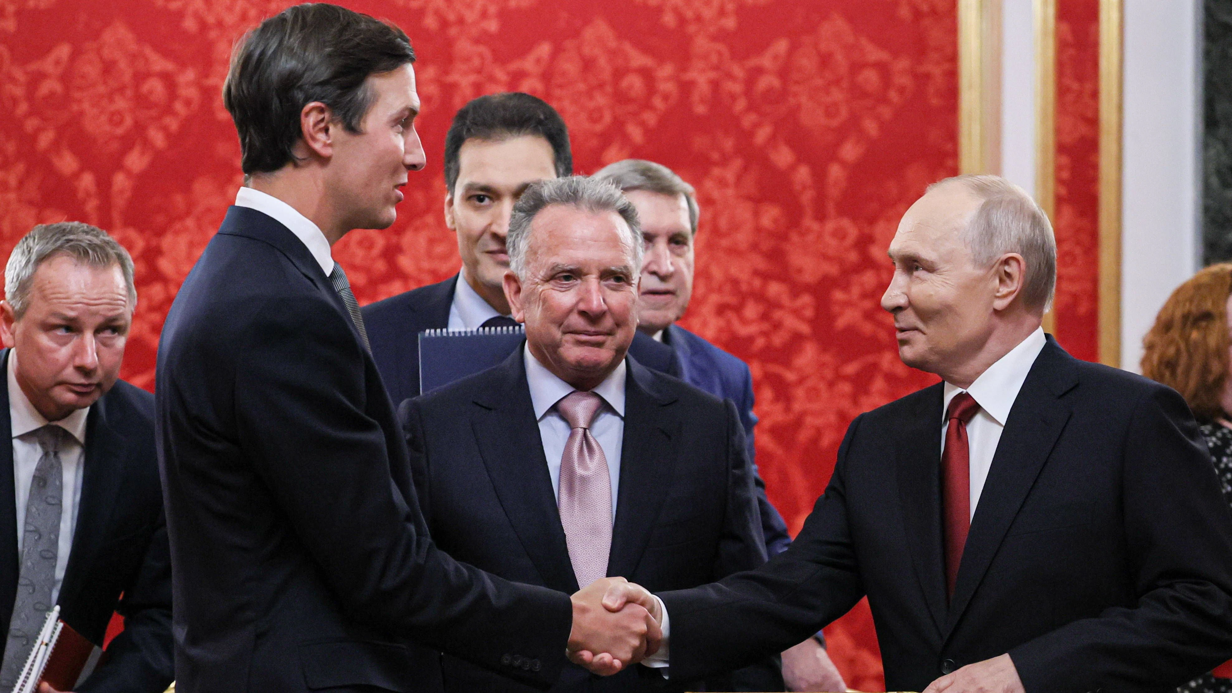 Moskau, 5. September: Trump-Schwiegersohn Jared Kushner und US-Sonderbeauftragter Steve Witkoff treffen den russischen Präsidenten Wladimir Putin im Kreml.