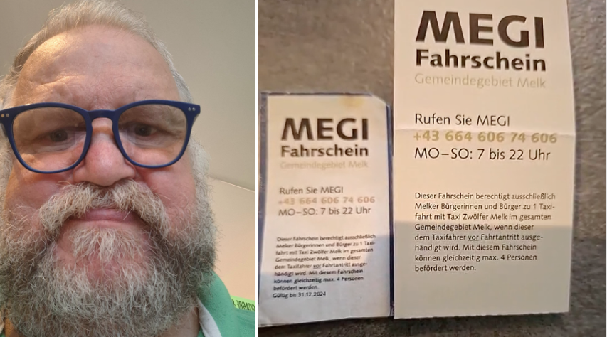 Wolfgang F. kann sich nicht mehrfach die Woche ein Taxi leisten.