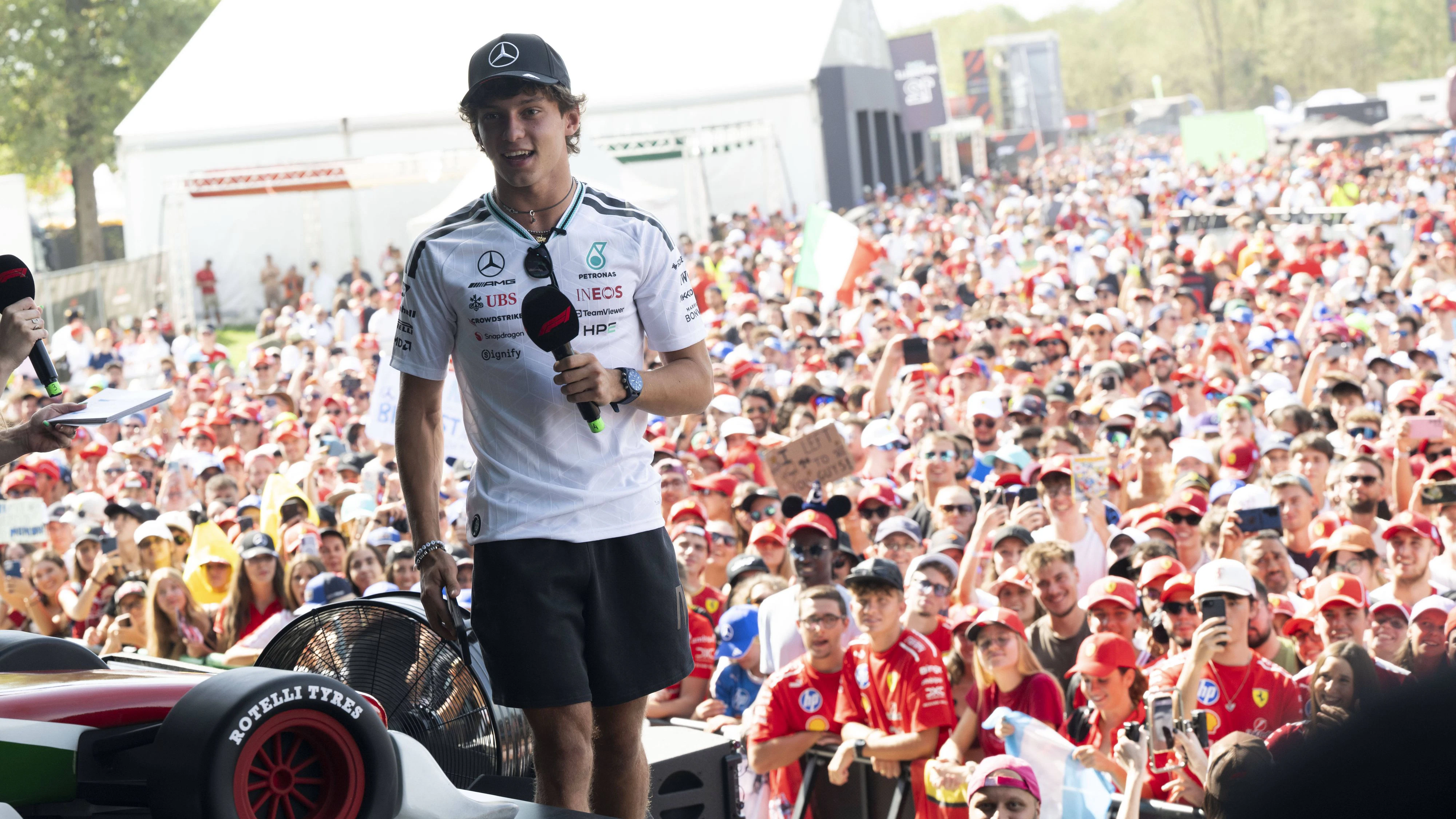 Kimi Antonelli beim Grand Prix in Monza.