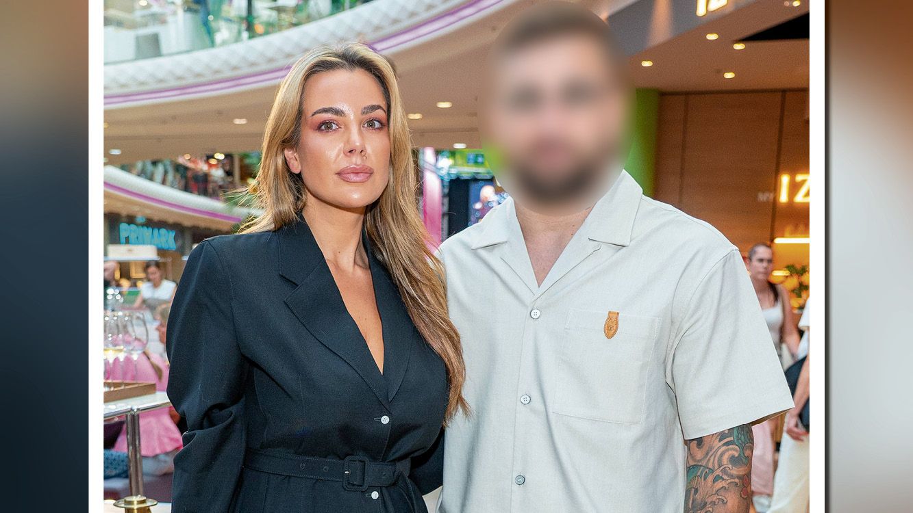 Nadine Mirada mit ihrem Freund Dominic Schober
