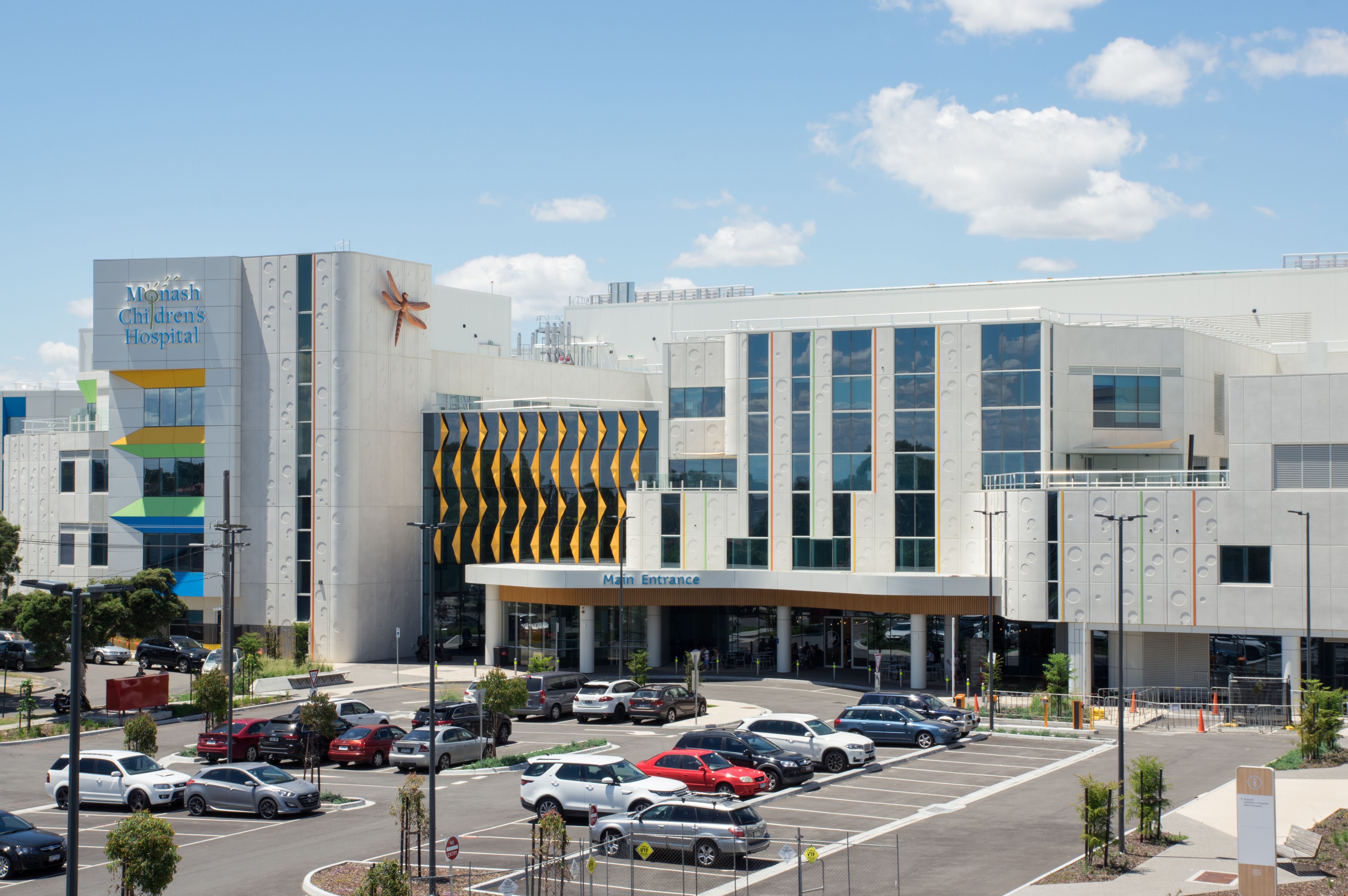 Das Mädchen wurden in das Monash Children`s Hospital in Clayton, Melbourne, eingeliefert.