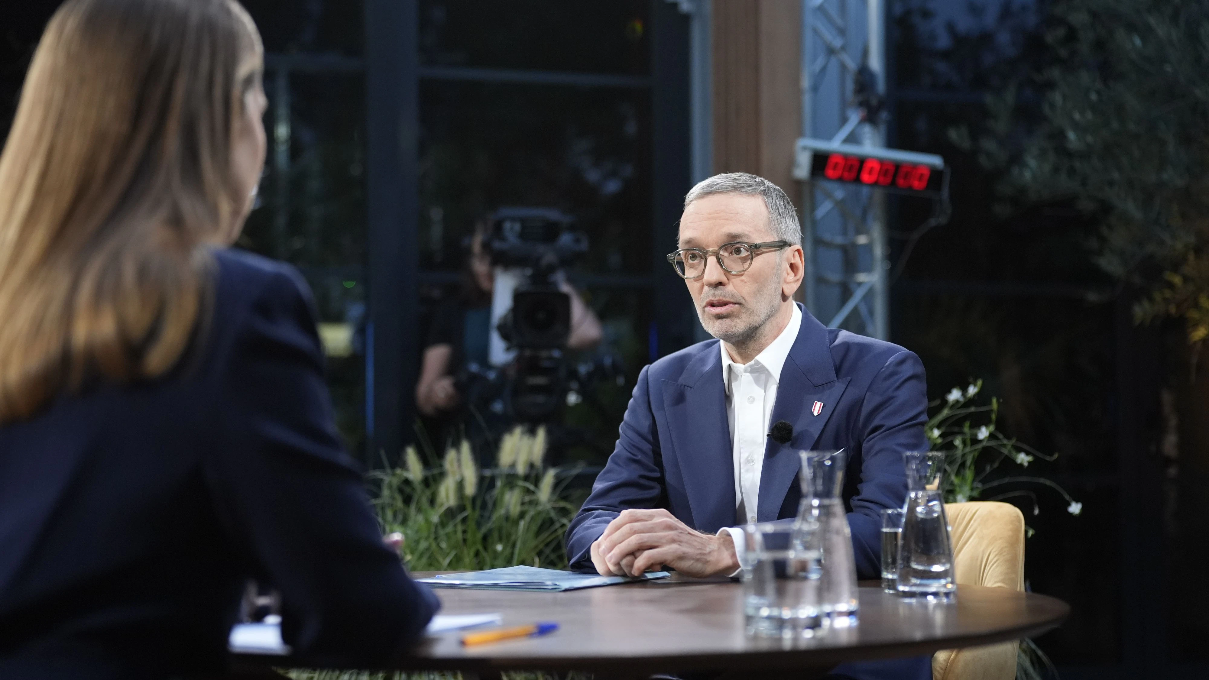 FPÖ-Chef Herbert Kickl machte am 7. September den Abschluss der ORF-Sommergespräche mit den Obmännern und -frauen der fünf Parlamentsparteien.