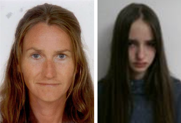 links: Sabine S. (53), rechts: Marlene S (minderjährig)