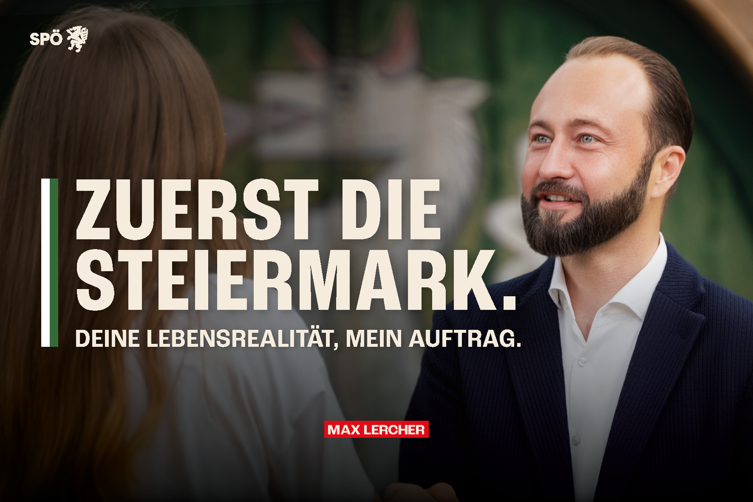 Mit der neuen Kampagne will Max Lercher eine klare Trennlinie zu parteigetriebener Politik ziehen.