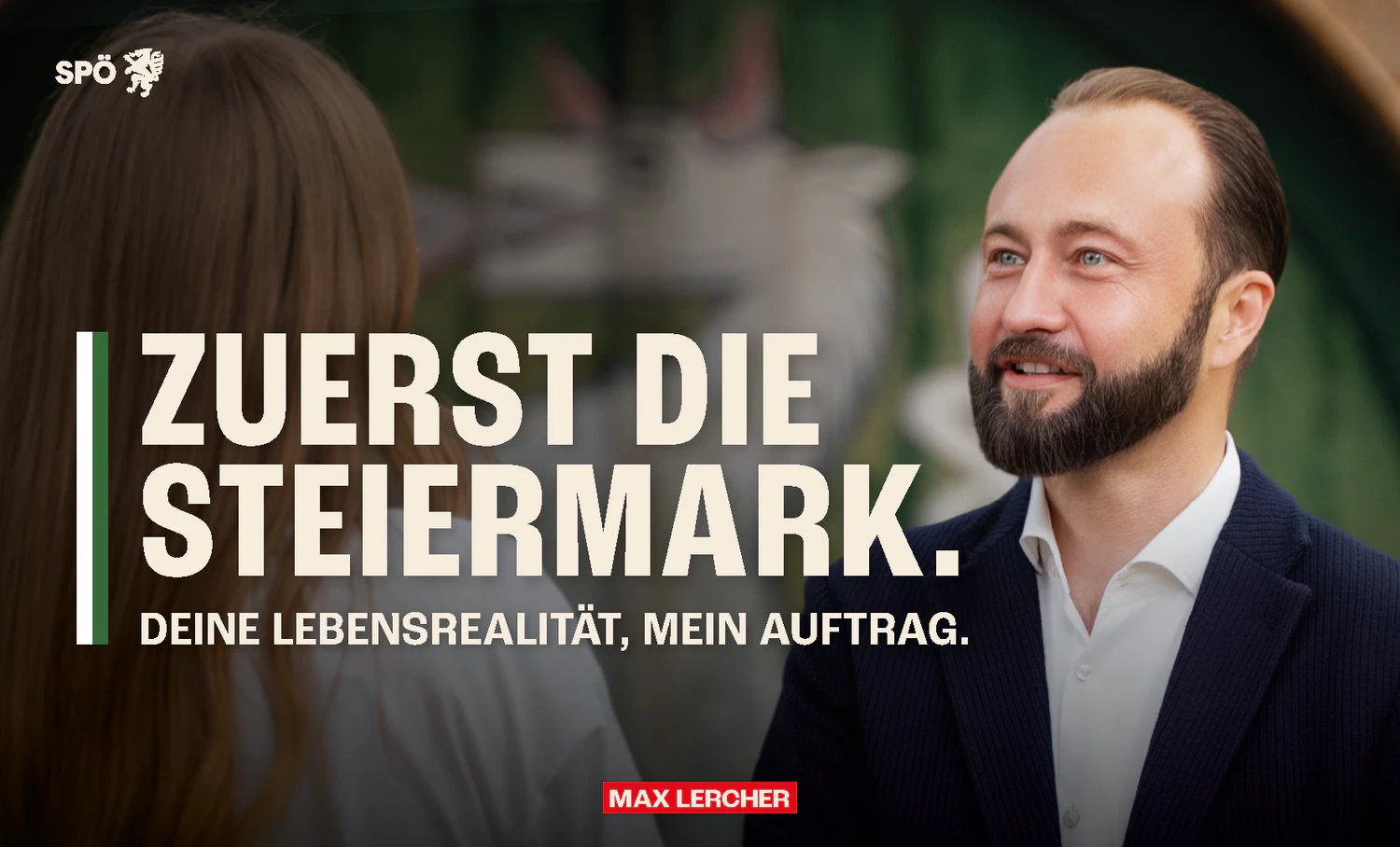 Mit der neuen Kampagne will Max Lercher eine klare Trennlinie zu parteigetriebener Politik ziehen.